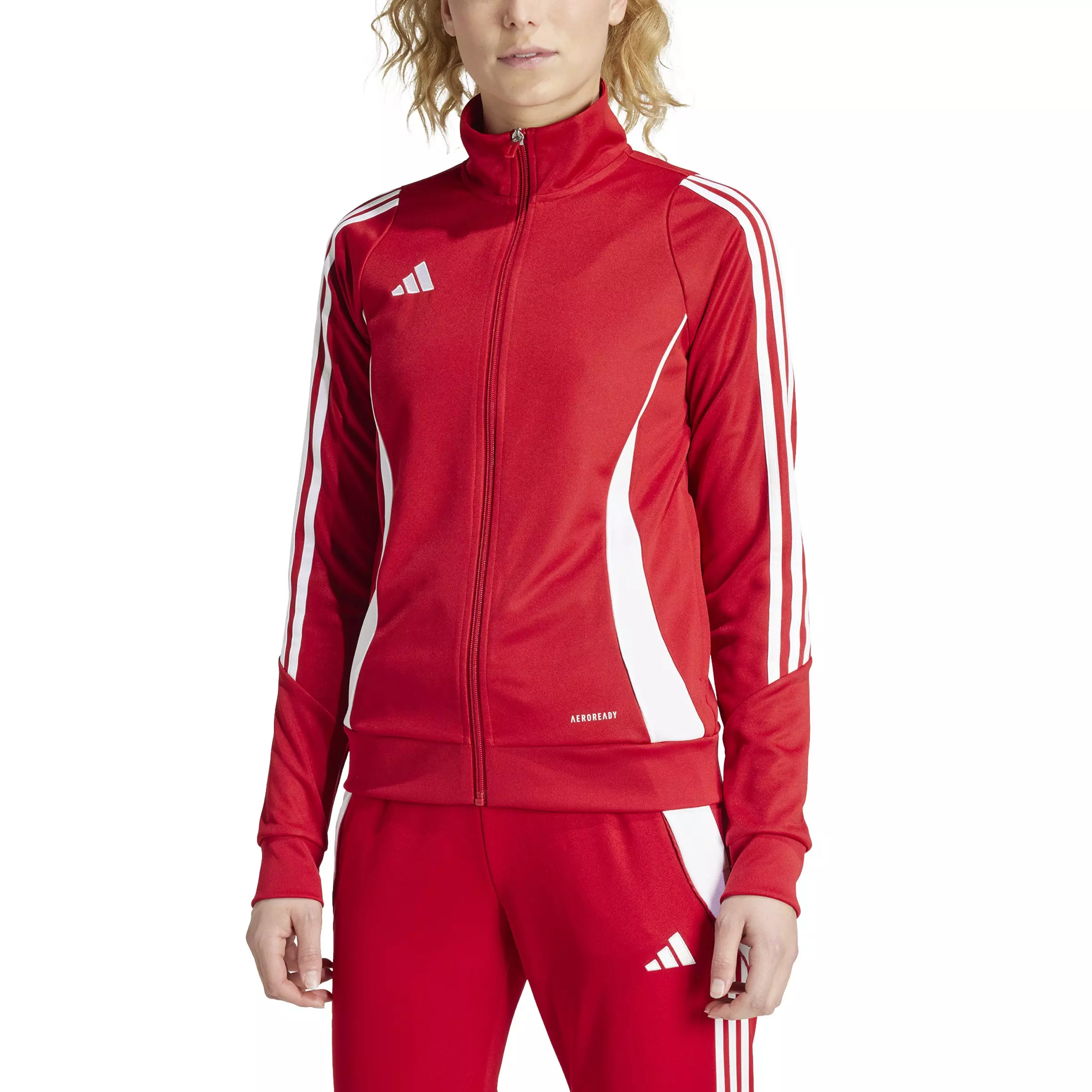 adidas Women's Tiro 24 Soccer Training Track Jacket -Red - RED