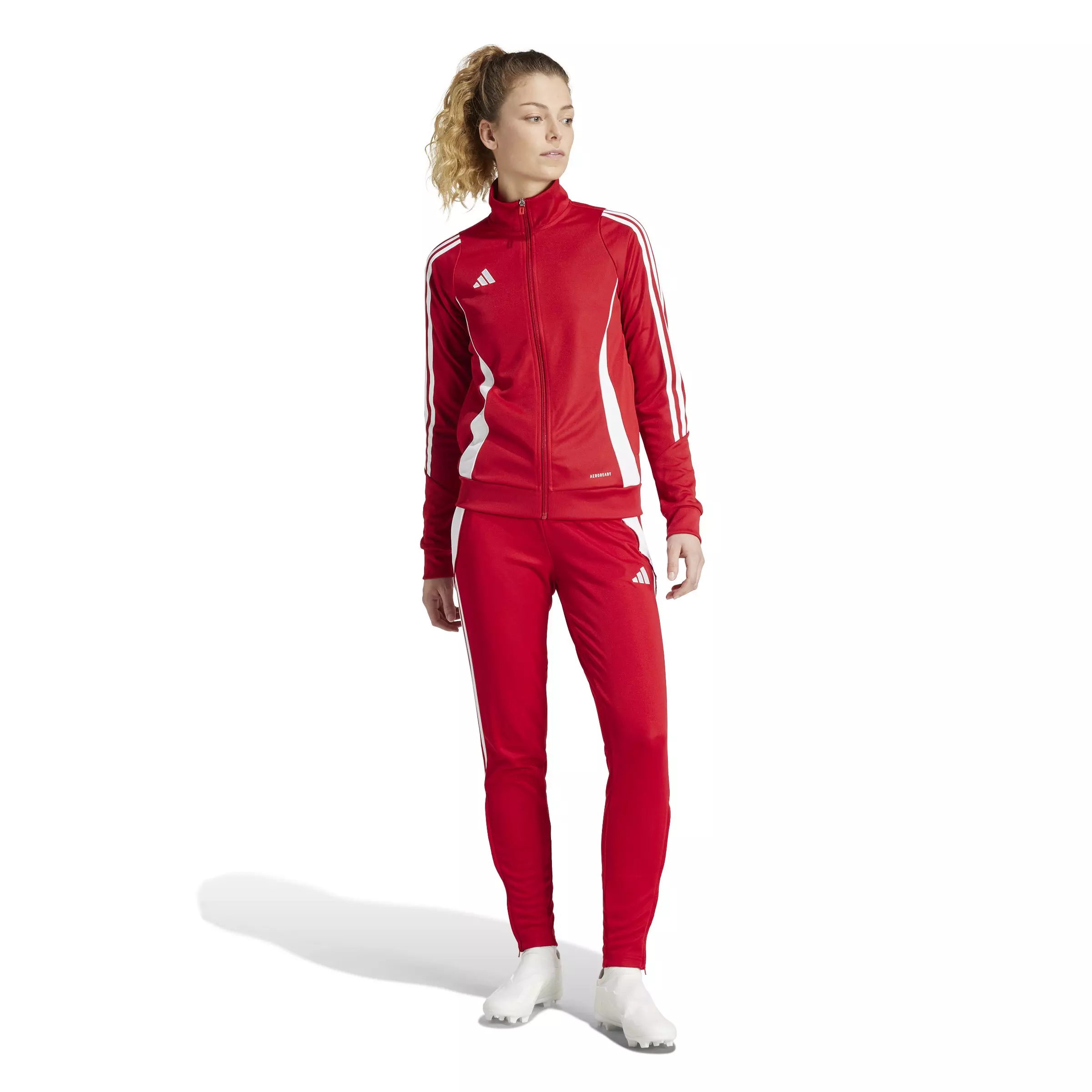 adidas Women's Tiro 24 Soccer Training Track Jacket -Red - RED