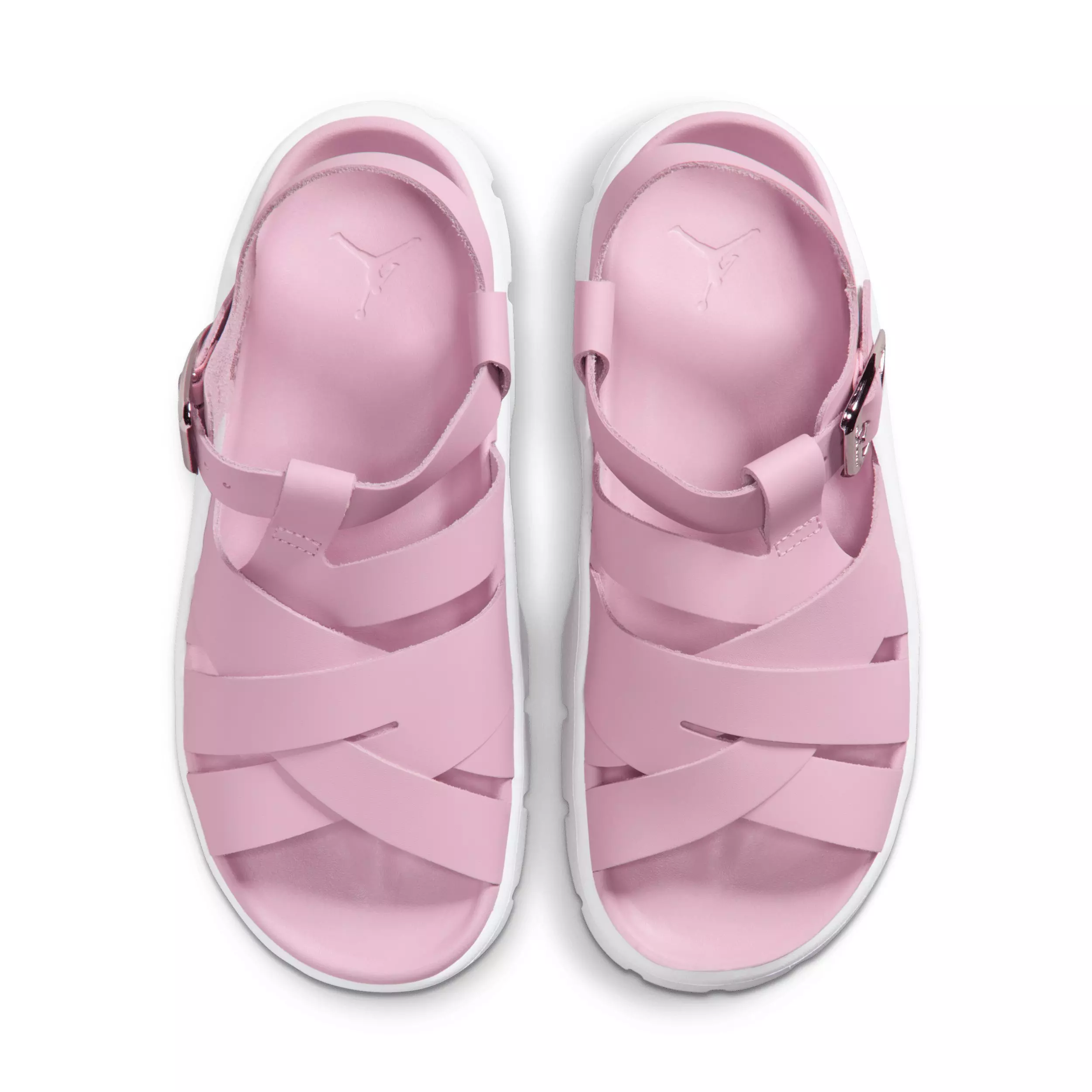 Jordan Willow "Iced Carmine/White/Metallic Silver" Women's Slide - CARMINE/WHITE/SILVER