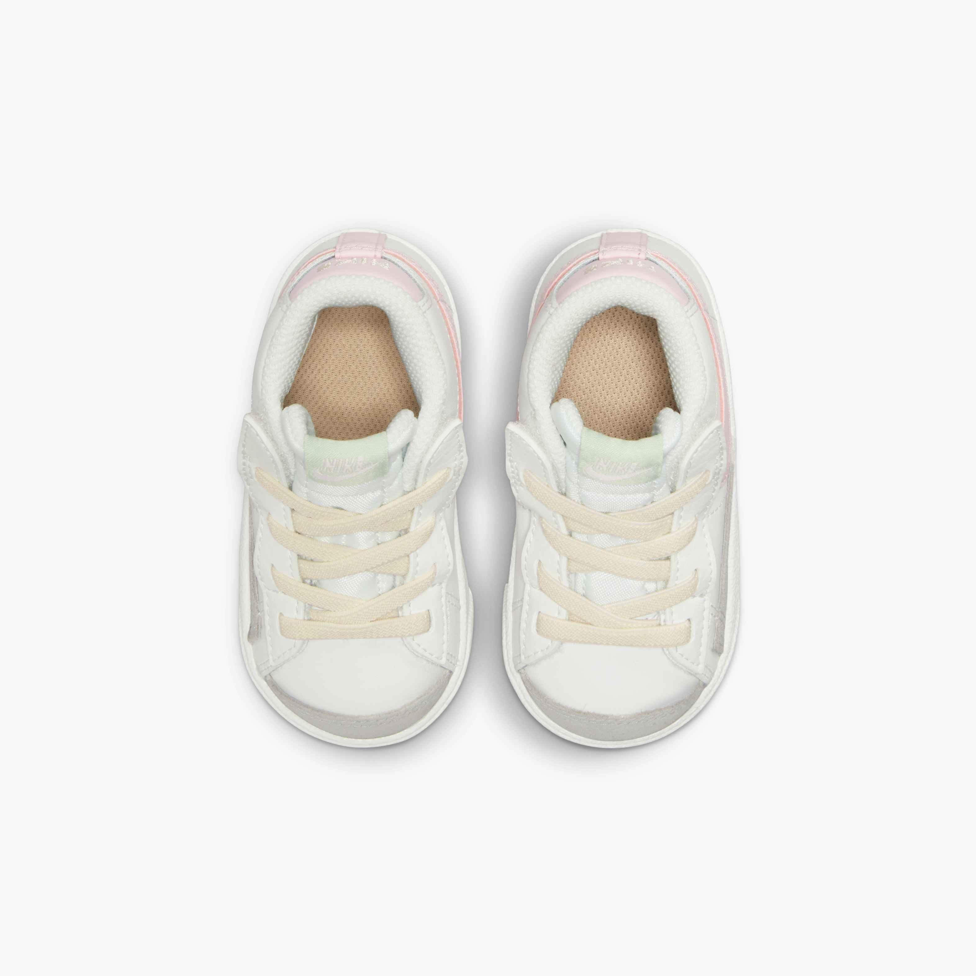 Nike Blazer Mid '77 Toddler Girls' "Summit White/Pink Foam" Shoe
