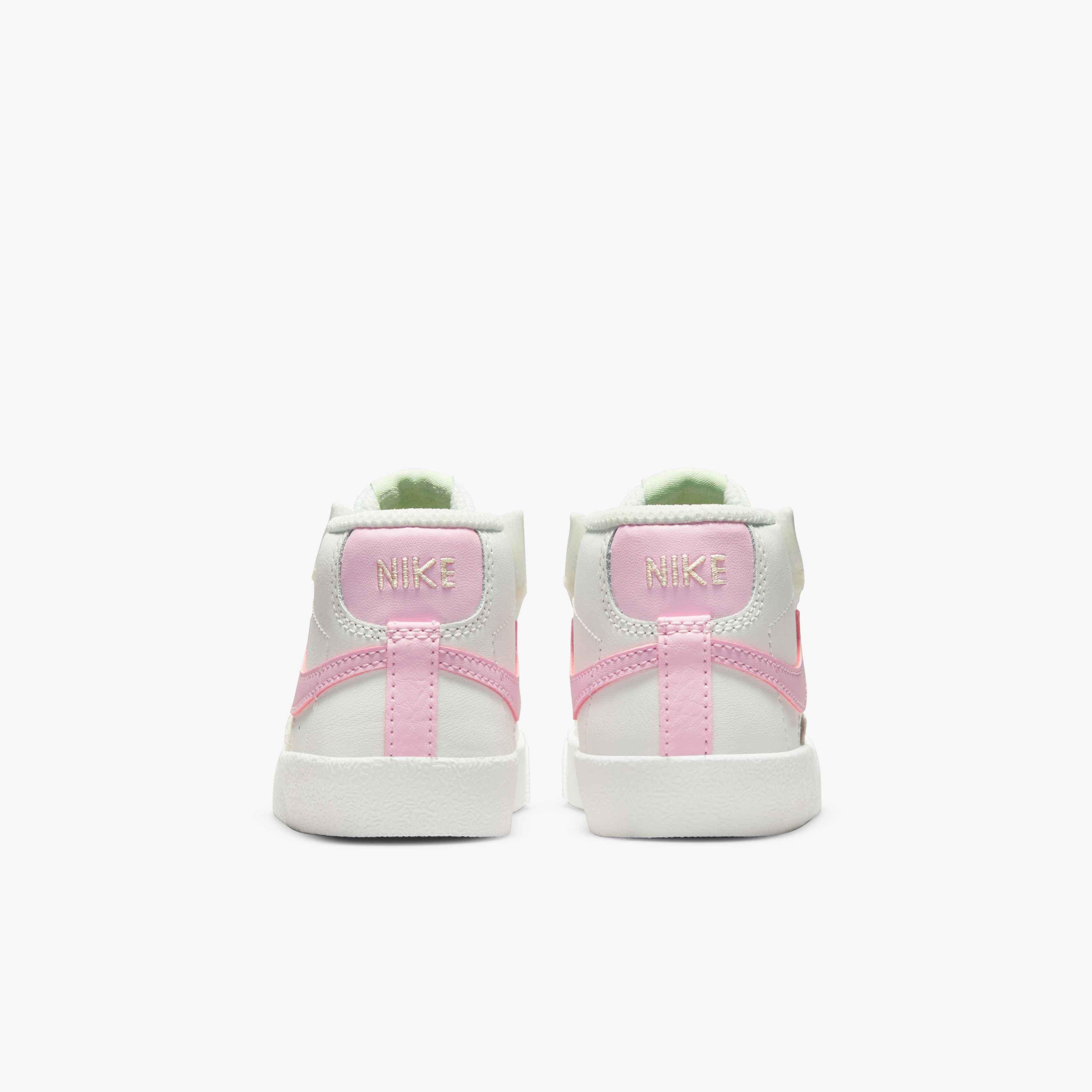 Nike Blazer Mid '77 Toddler Girls' "Summit White/Pink Foam" Shoe