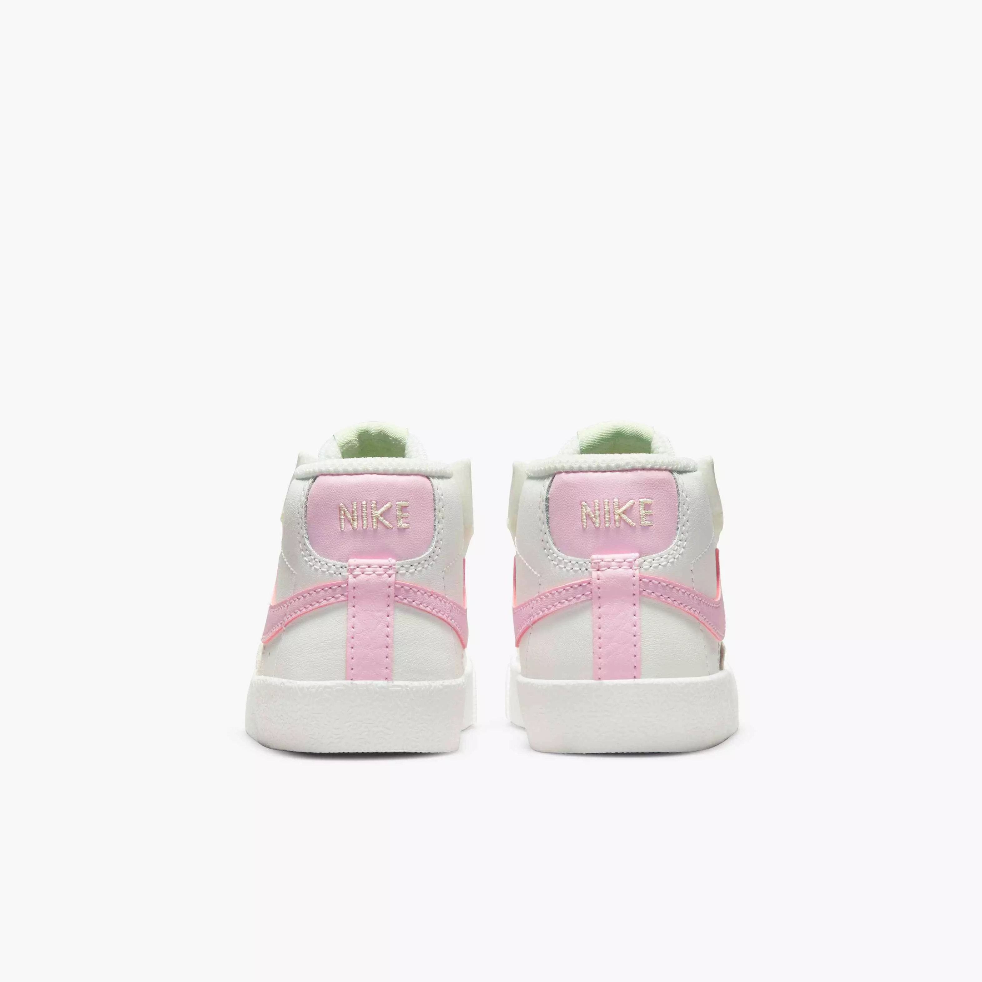 Nike Blazer Mid '77 "Summit White/Pink Foam" Toddler Girls' Shoe - WHITE