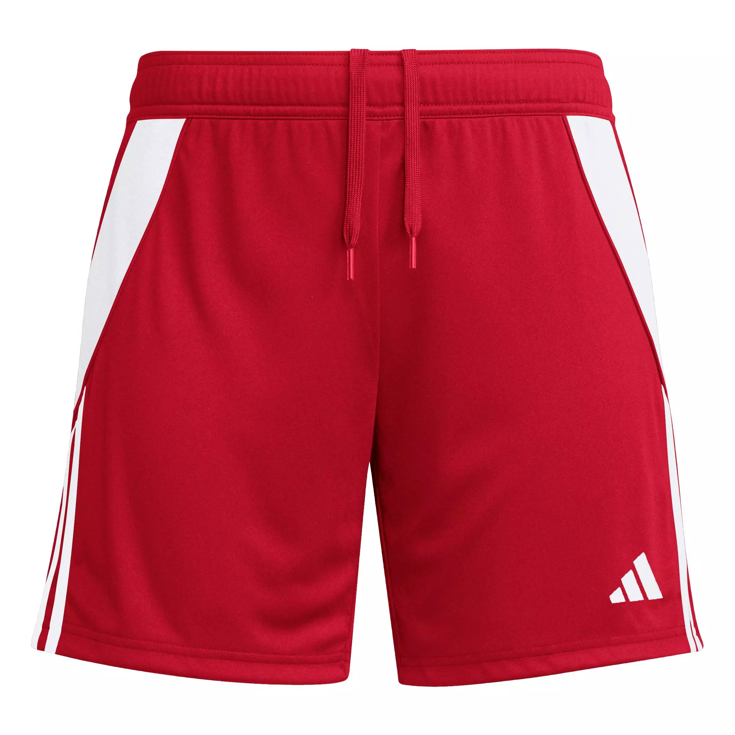adidas Women's Tiro24 AEROREADY 1/4 Soccer Shorts -Red - RED