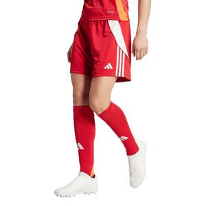 adidas Women's Tiro24 AEROREADY 1/4 Soccer Shorts -Red