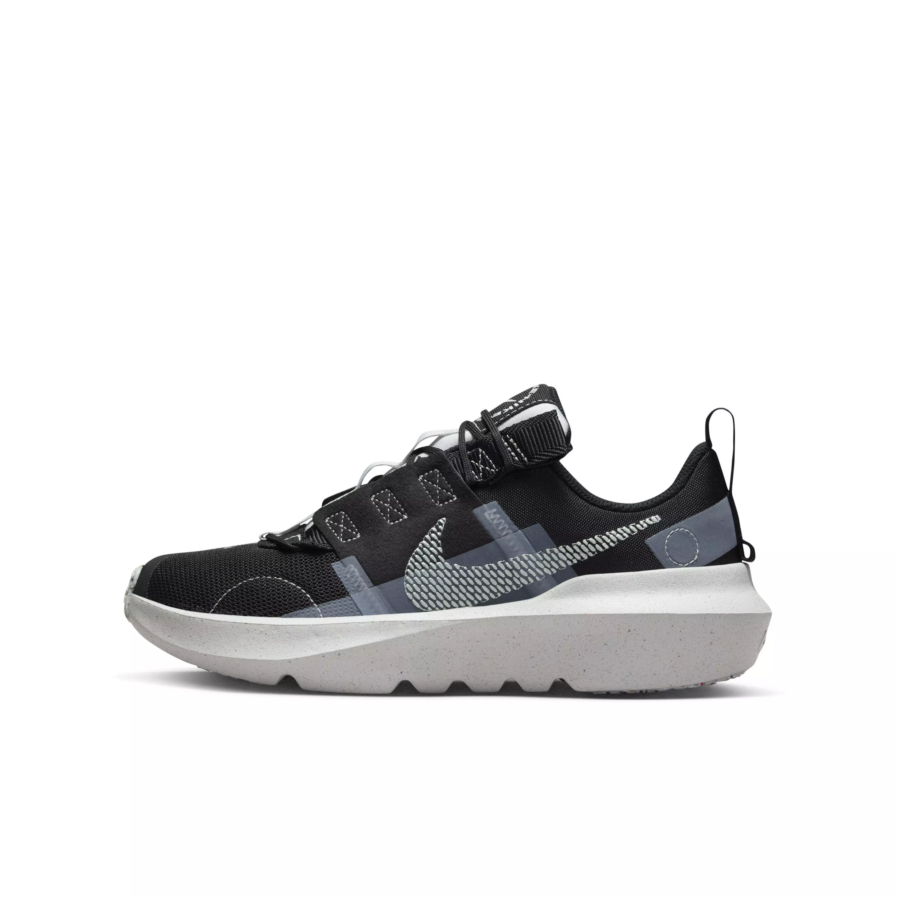 Nike Crater Impact "Black/Barely Green/Football Grey/Sail" Grade School Boys' Shoe - BLACK/GREEN/GREY/SAIL