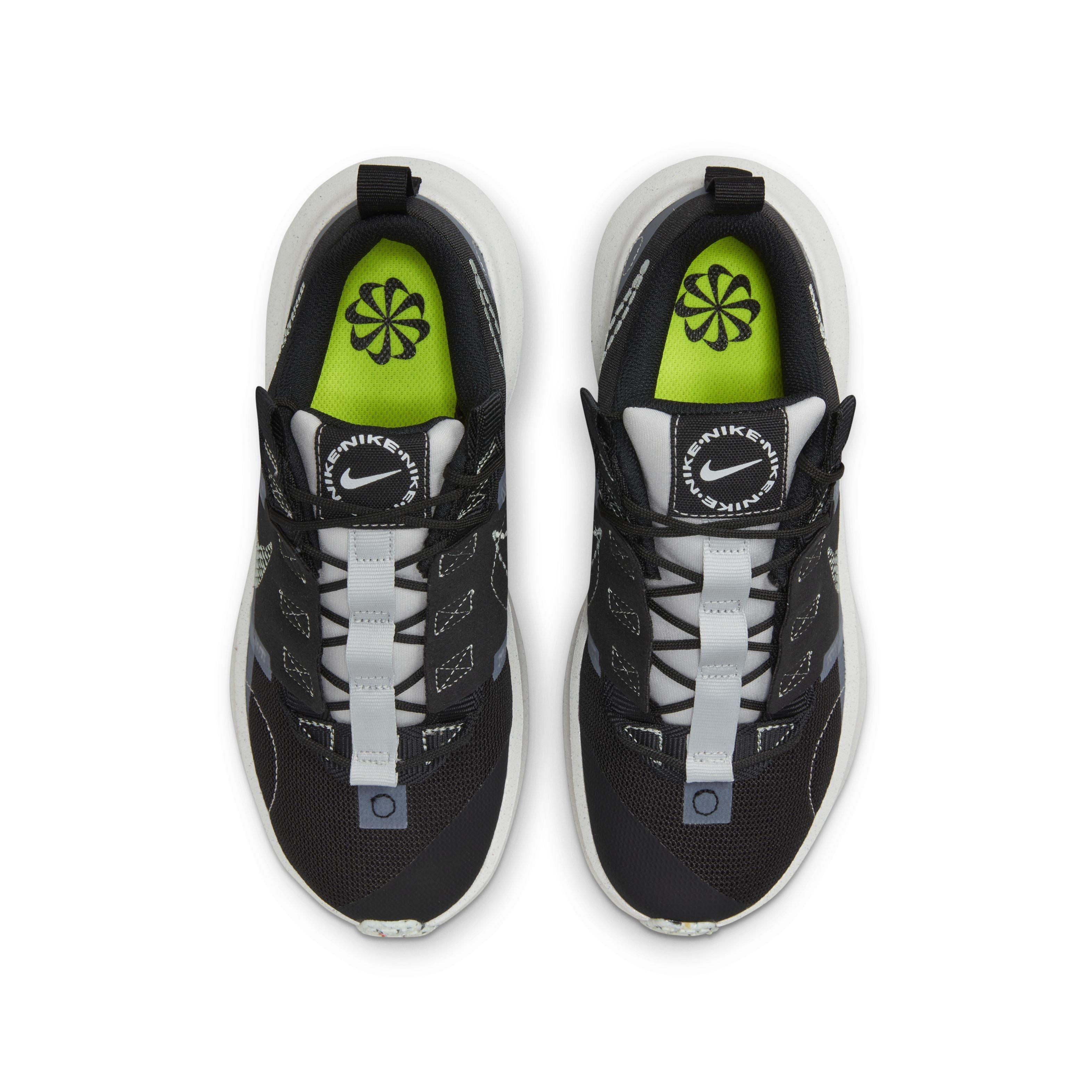 Nike Crater Impact "Black/Barely Green/Football Grey/Sail" Grade School Boys' Shoe - BLACK/GREEN/GREY/SAIL Thumbnail View 4