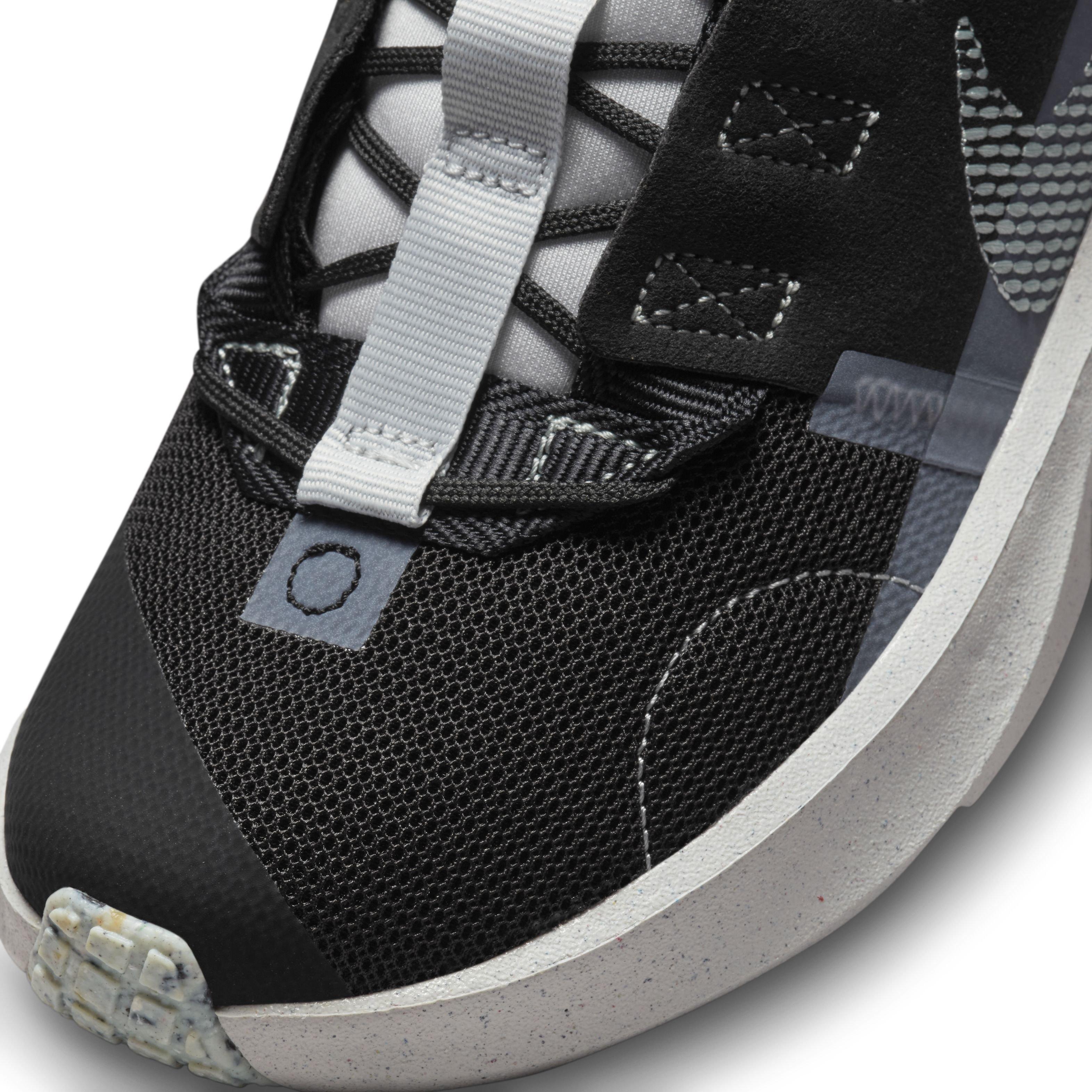 Nike Crater Impact "Black/Barely Green/Football Grey/Sail" Grade School Boys' Shoe - BLACK/GREEN/GREY/SAIL Thumbnail View 7