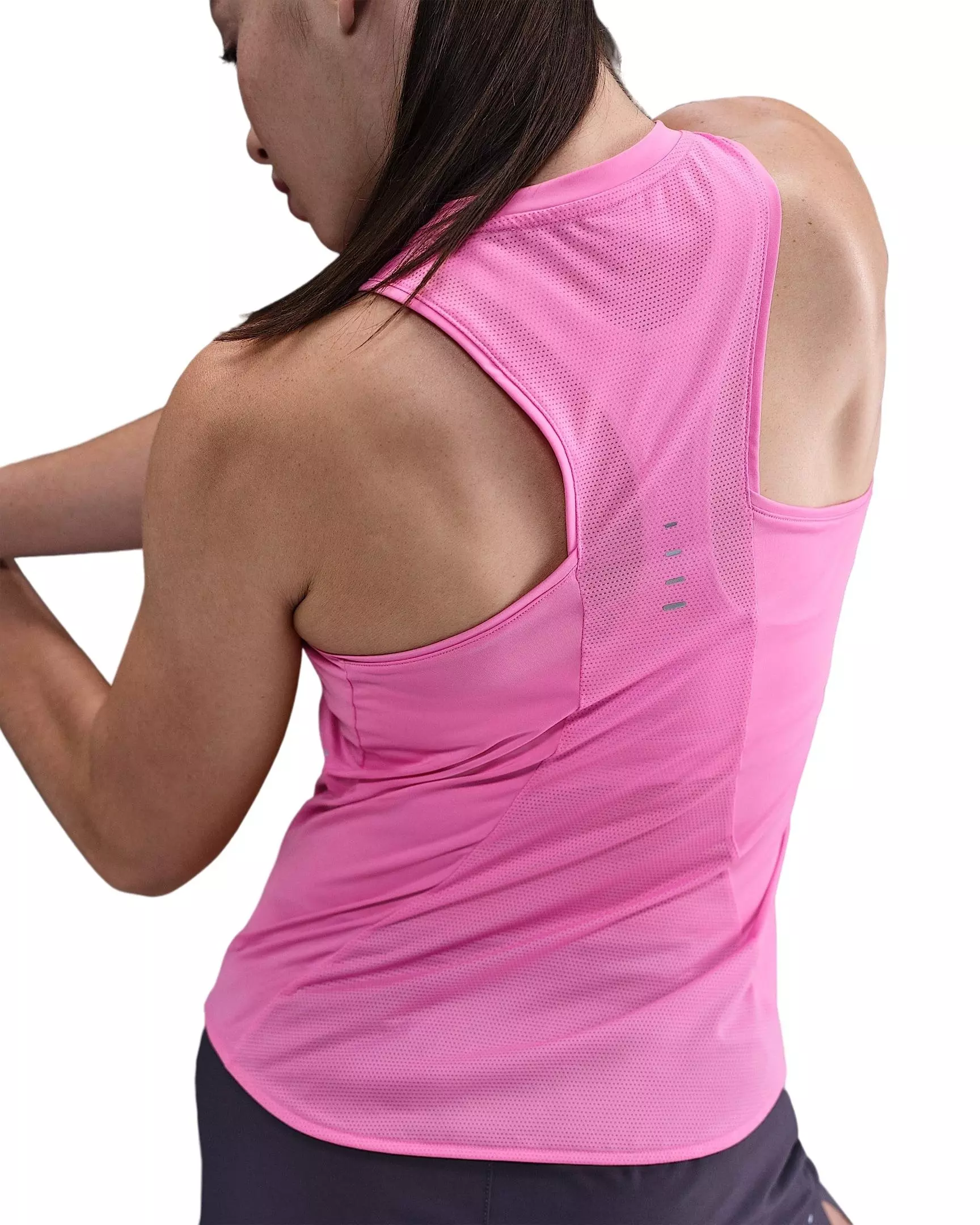Nike Women's Swift Dri-FIT Running Tank Top - Pink - PINK