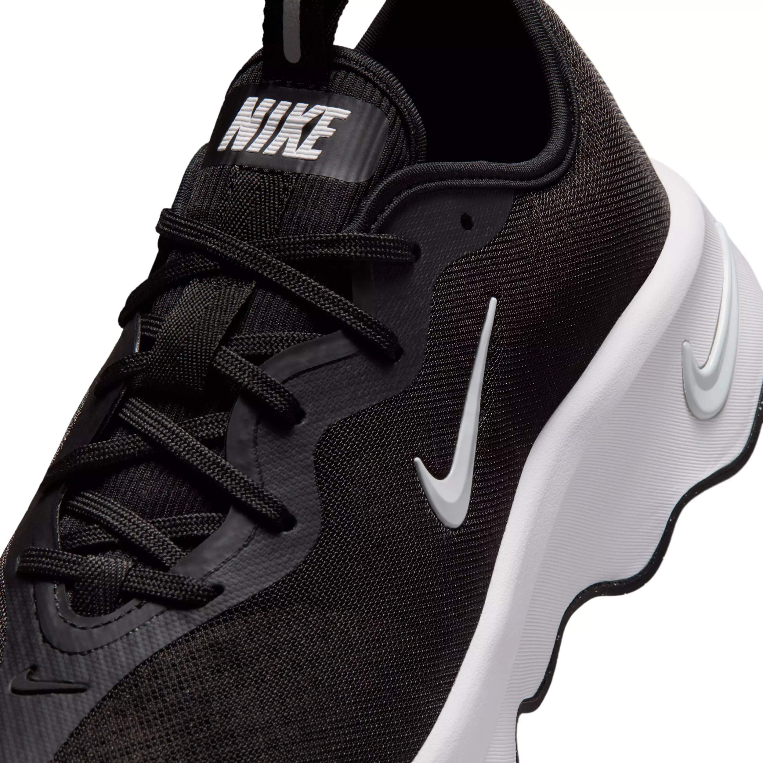 Nike Motiva 2 "Black/Pure Platinum/White" Women's Walking Shoe - BLACK/PLATINUM/WHITE
