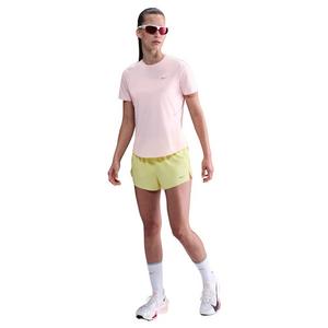 Nike Women's Swift Dri-FIT Mid-Rise 2.5" Brief-Lined Running Shorts -Yellow