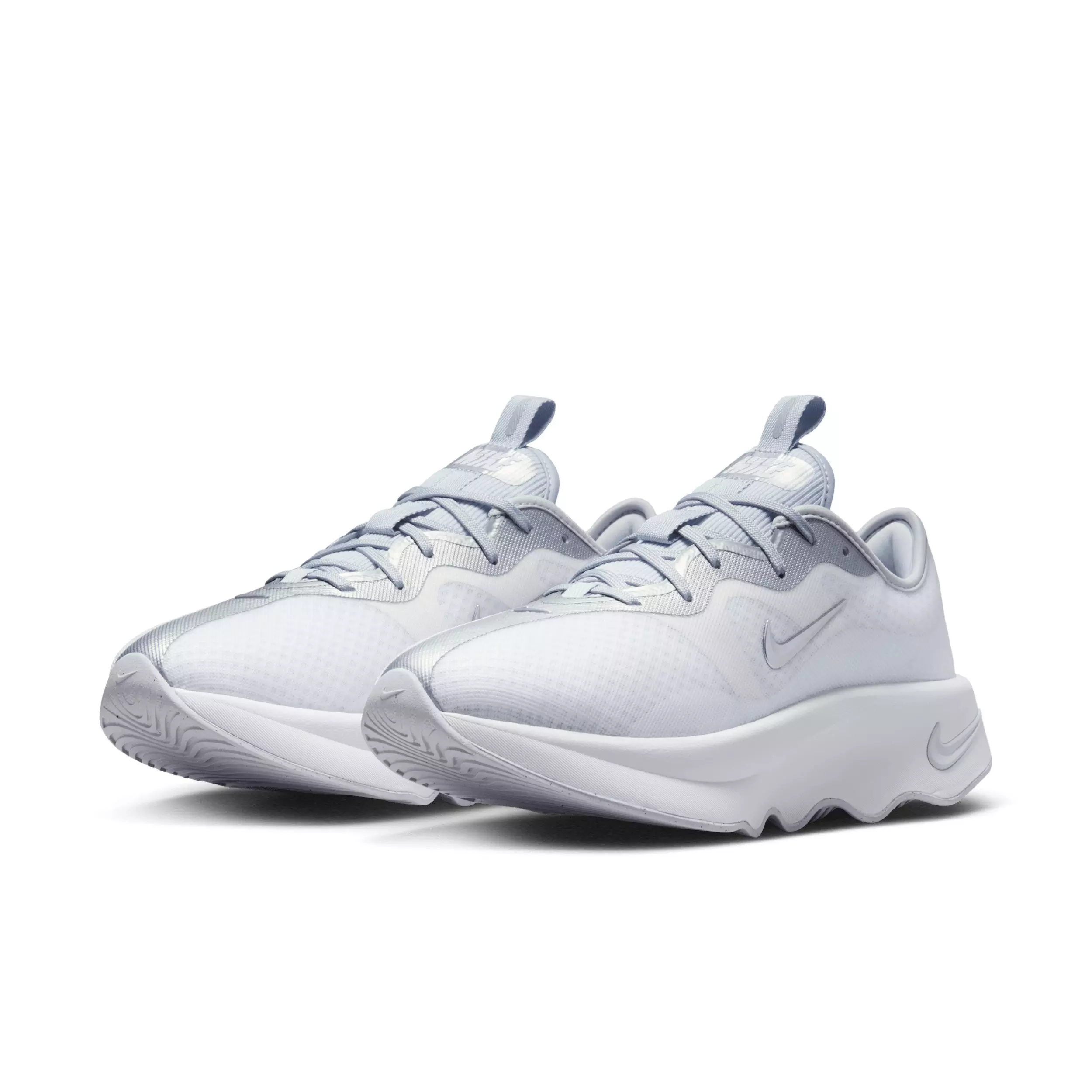 Nike Motiva 2 "White/Pure Platinum/Metallic Silver" Women's Walking Shoe - WHITE/PLATINUM/SILVER