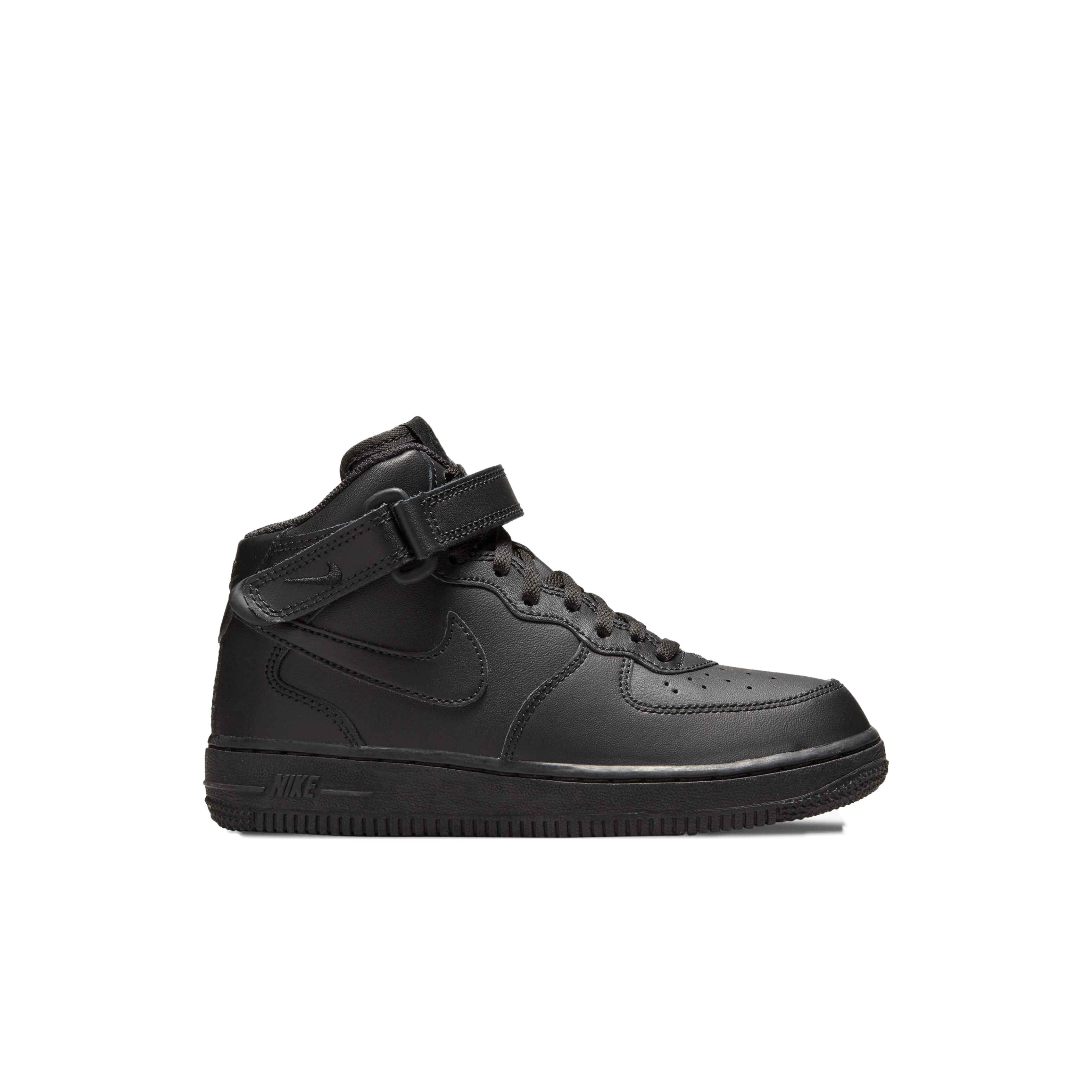 Nike Air Force 1 Le Black/Black Preschool Kids' Shoes, Size: 13