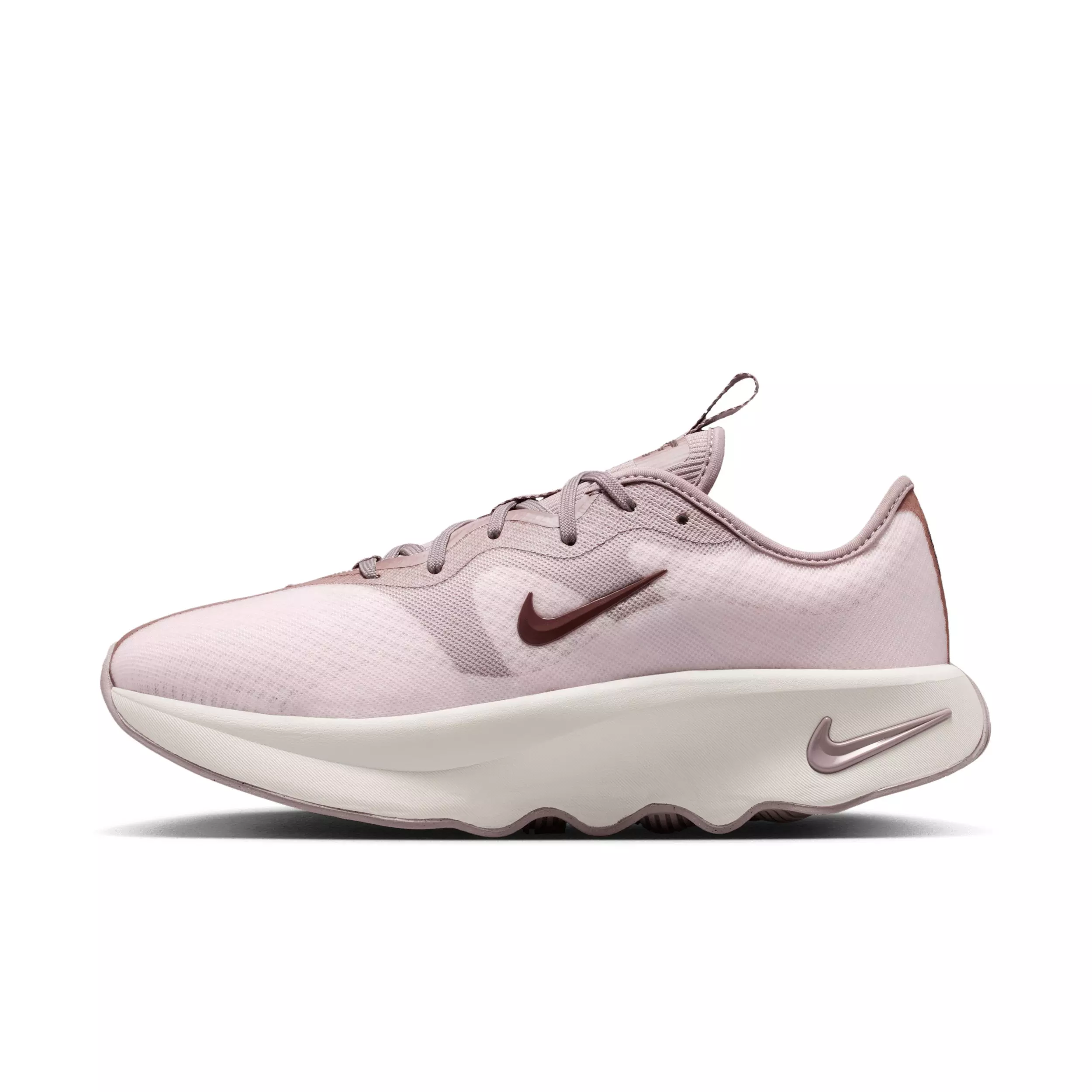 Nike Motiva 2 "Pearl Pink/Light Violet Ore/Light Orewood Brown/Tattoo" Women's Walking Shoe - PINK/LT VIOLET/LT BROWN/TATTOO