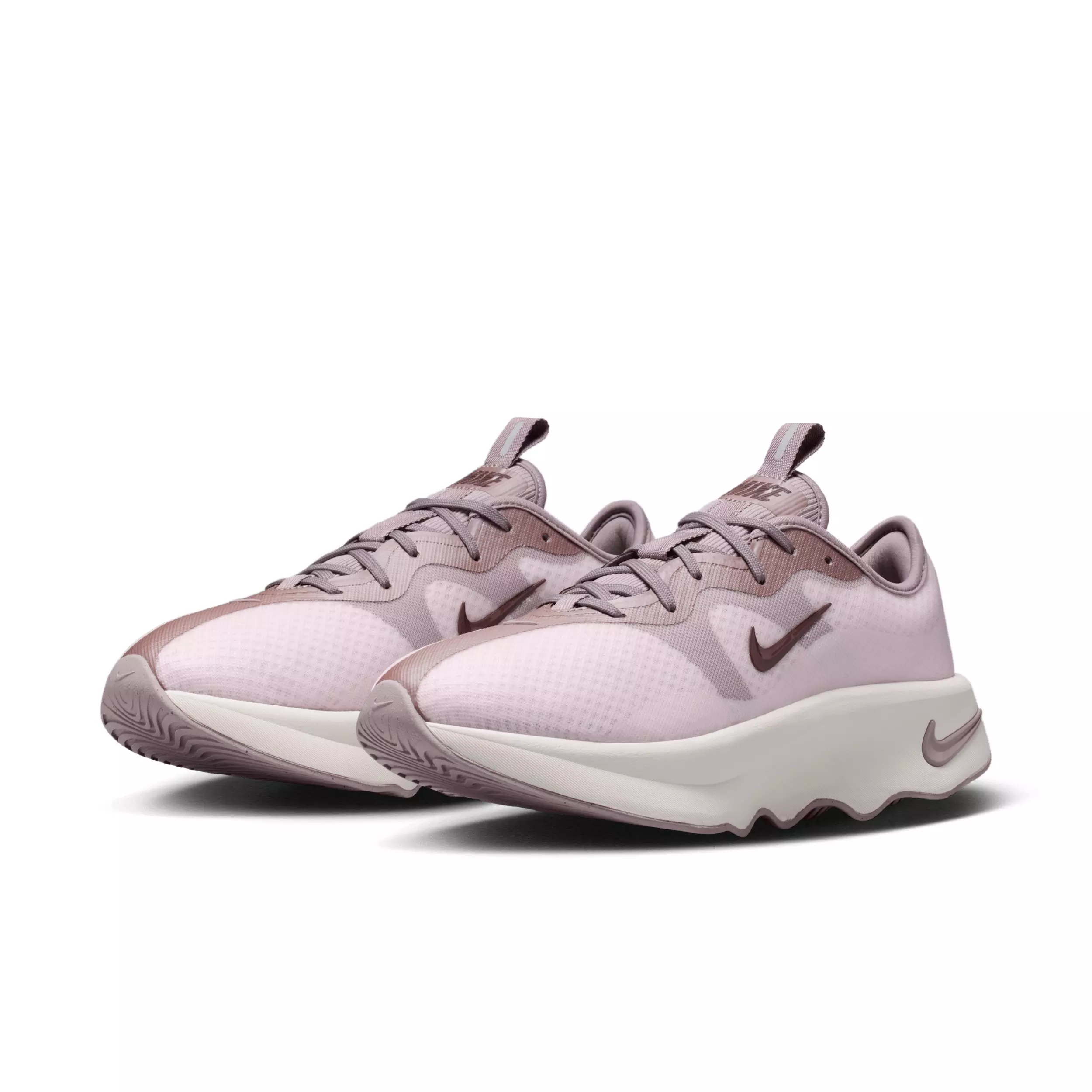 Nike Motiva 2 "Pearl Pink/Light Violet Ore/Light Orewood Brown/Tattoo" Women's Walking Shoe - PINK/LT VIOLET/LT BROWN/TATTOO