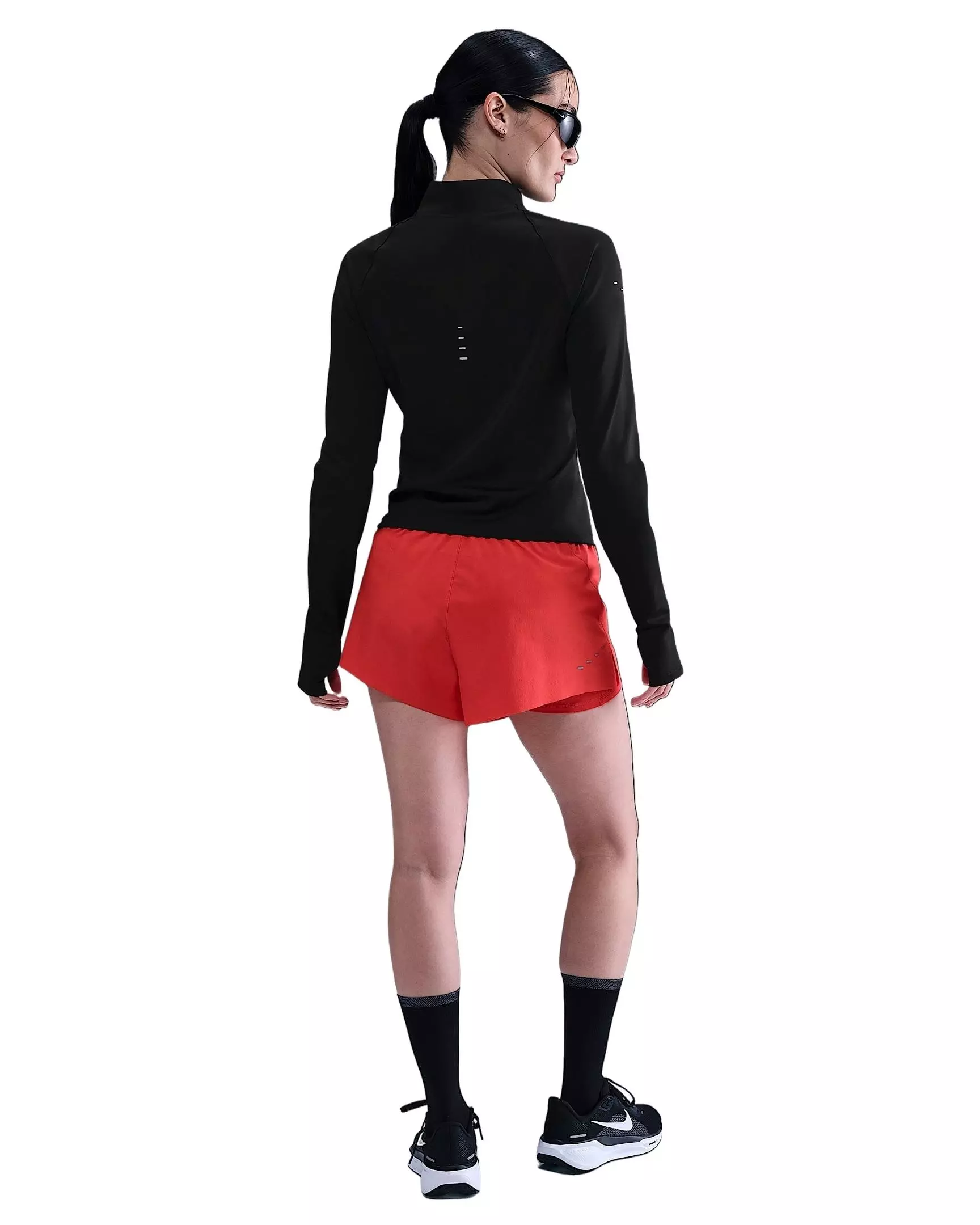 Nike Women's Swift Dri-FIT Full-Zip Mid-Layer Running Jacket - Black - BLACK