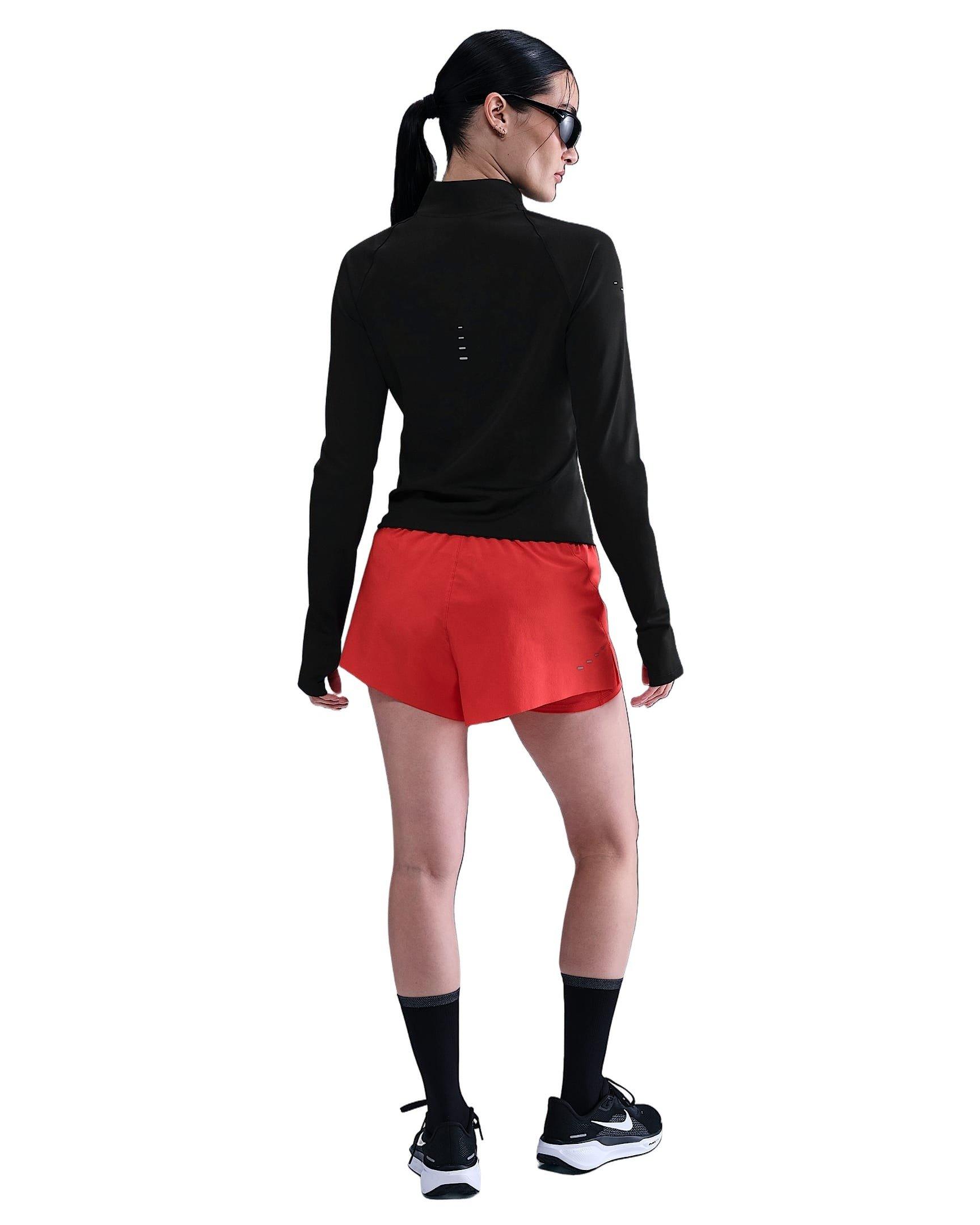 Nike Women's Swift Dri-FIT Full-Zip Mid-Layer Running Jacket -Black - BLACK Thumbnail View 5