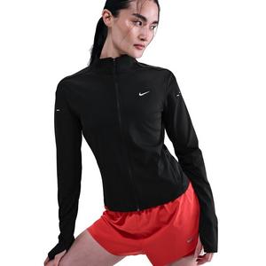 Nike Women's Swift Dri-FIT Full-Zip Mid-Layer Running Jacket -Black