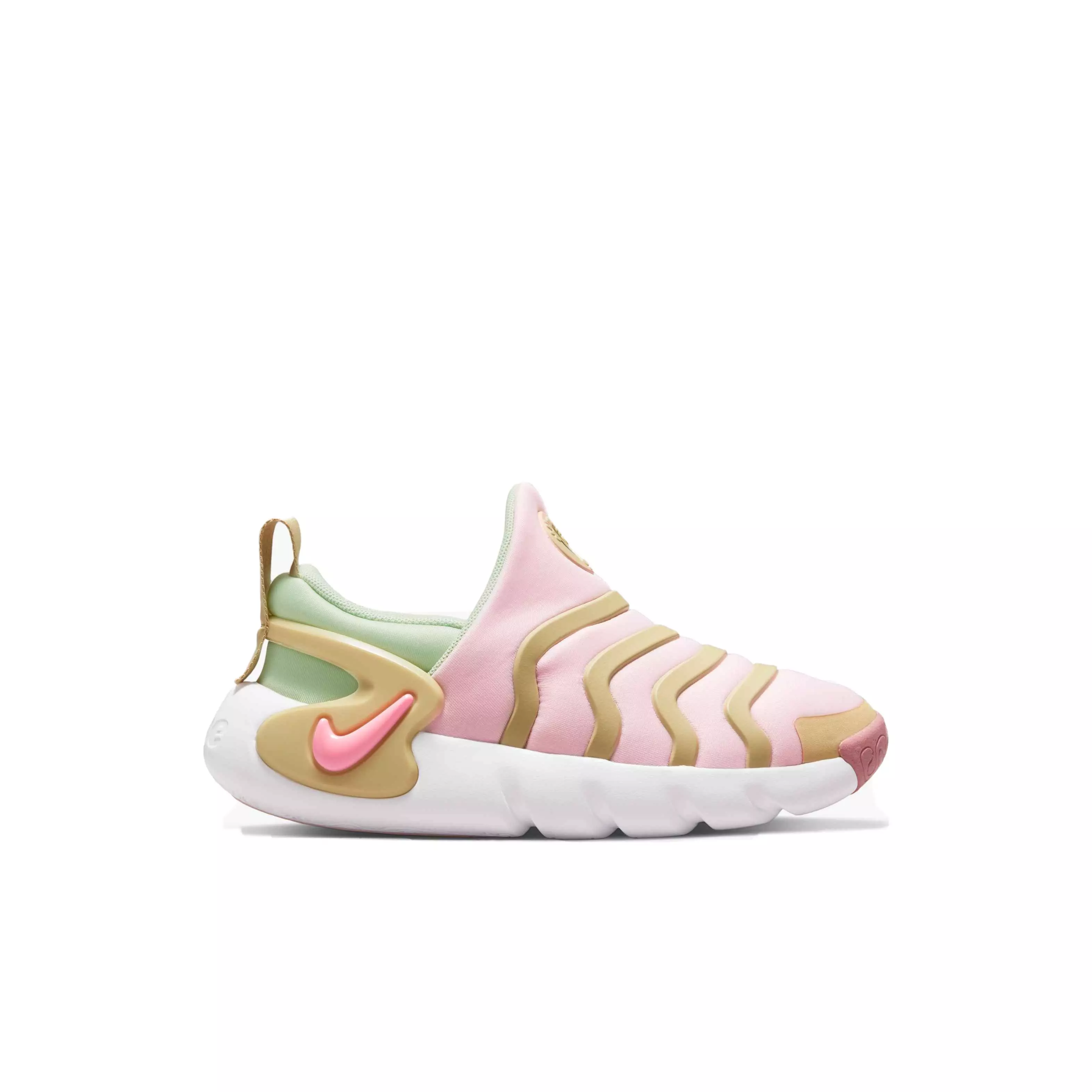 Nike Dynamo Go "Pink Foam/Sesame/Honeydew" Preschool Girls' Shoe - PINK