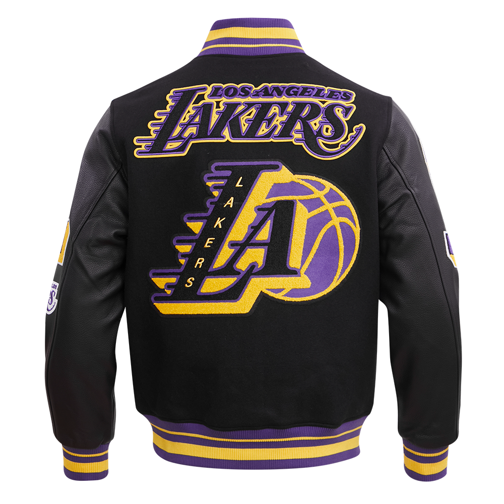Pro Standard NBA Los Angeles Lakers Men's Varsity Wool - Black
