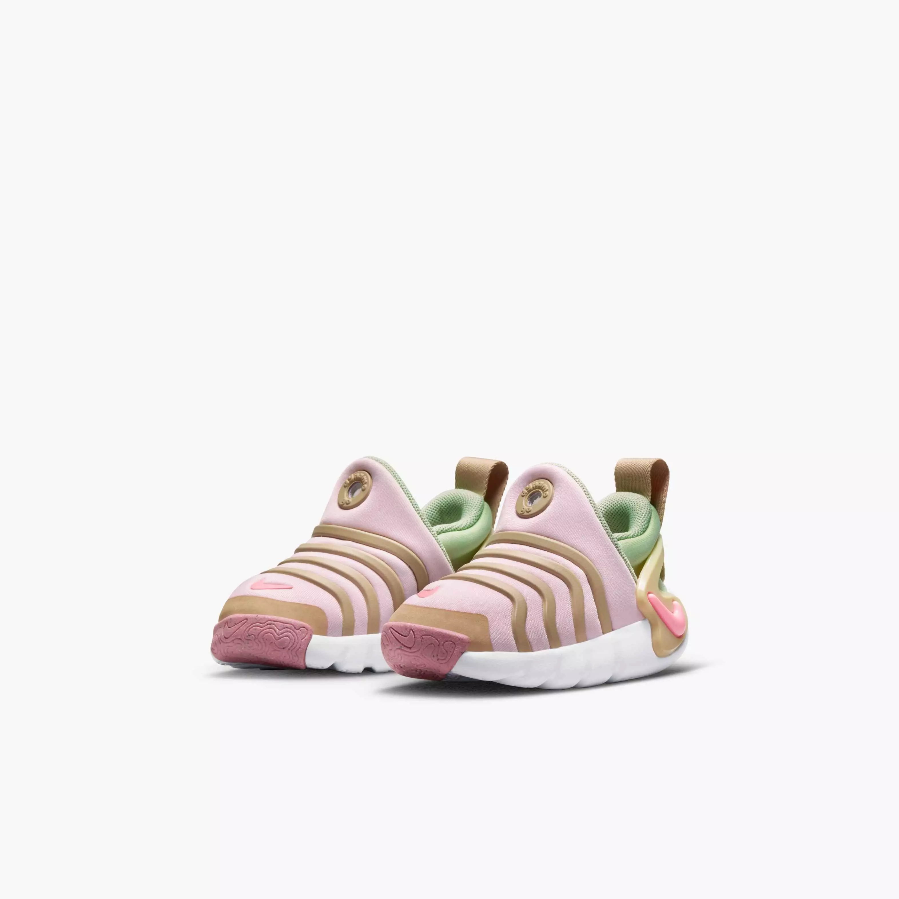 Nike Dynamo Go "Pink Foam/Sesame/Honeydew" Toddler Girls' Shoe - PINK