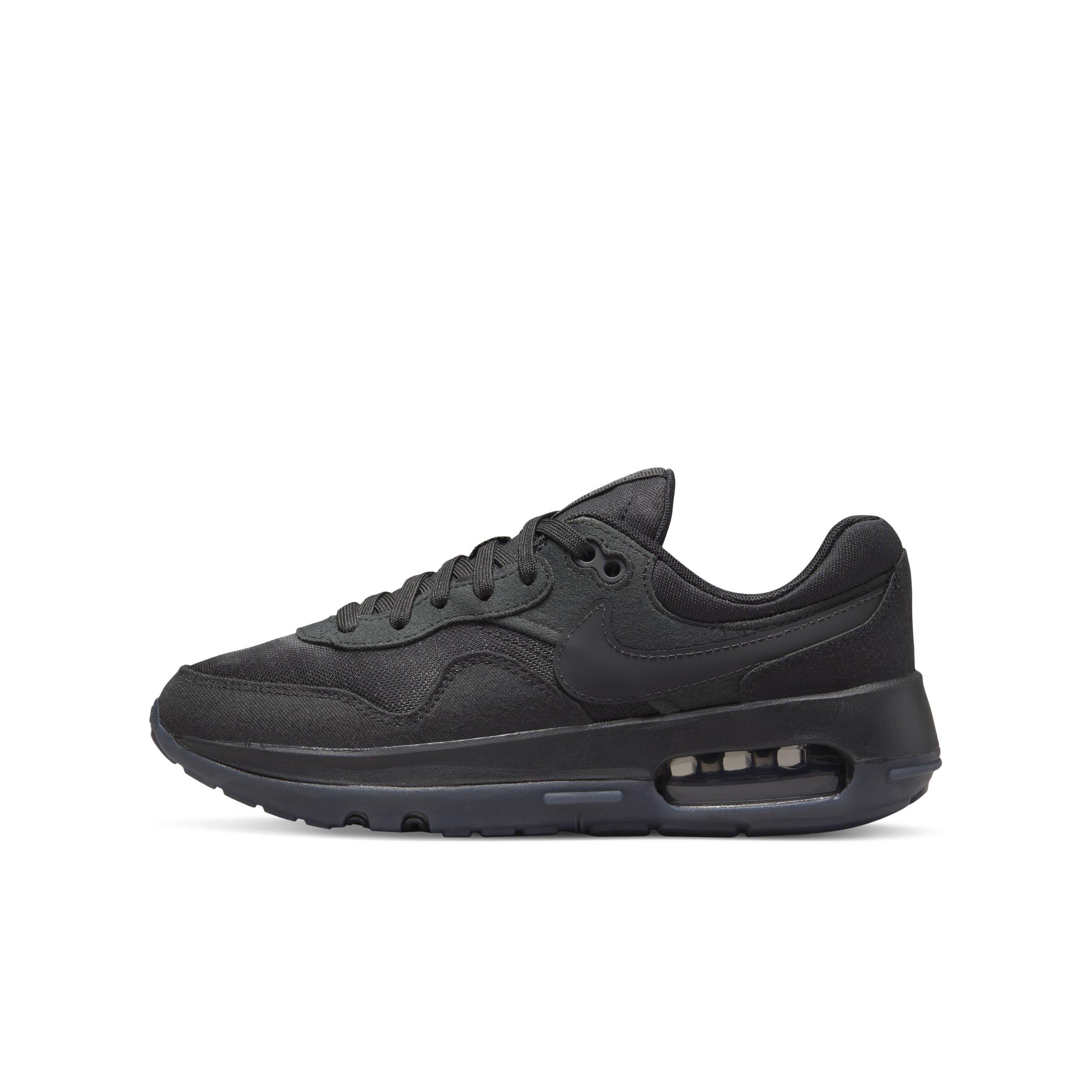 Nike Air Max Motif "Black/Black/Anthracite" Grade School Boys' Shoe - BLACK Thumbnail View 2