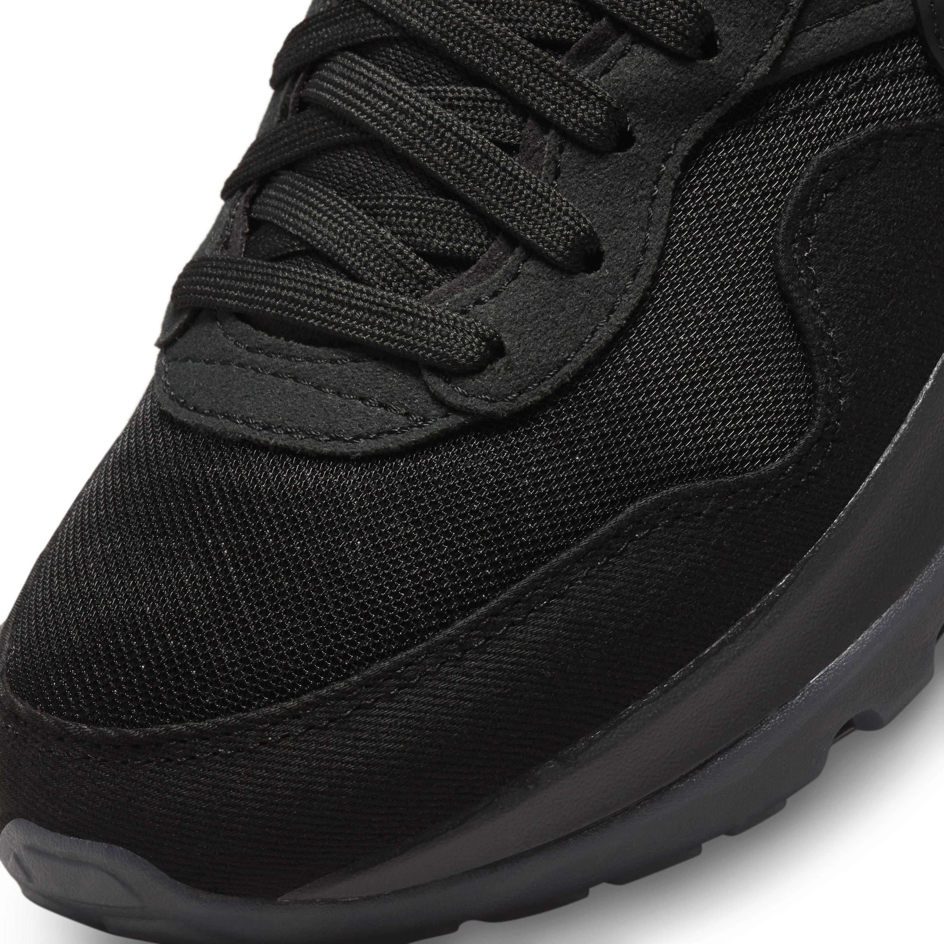 Nike Air Max Motif "Black/Black/Anthracite" Grade School Boys' Shoe - BLACK Thumbnail View 7