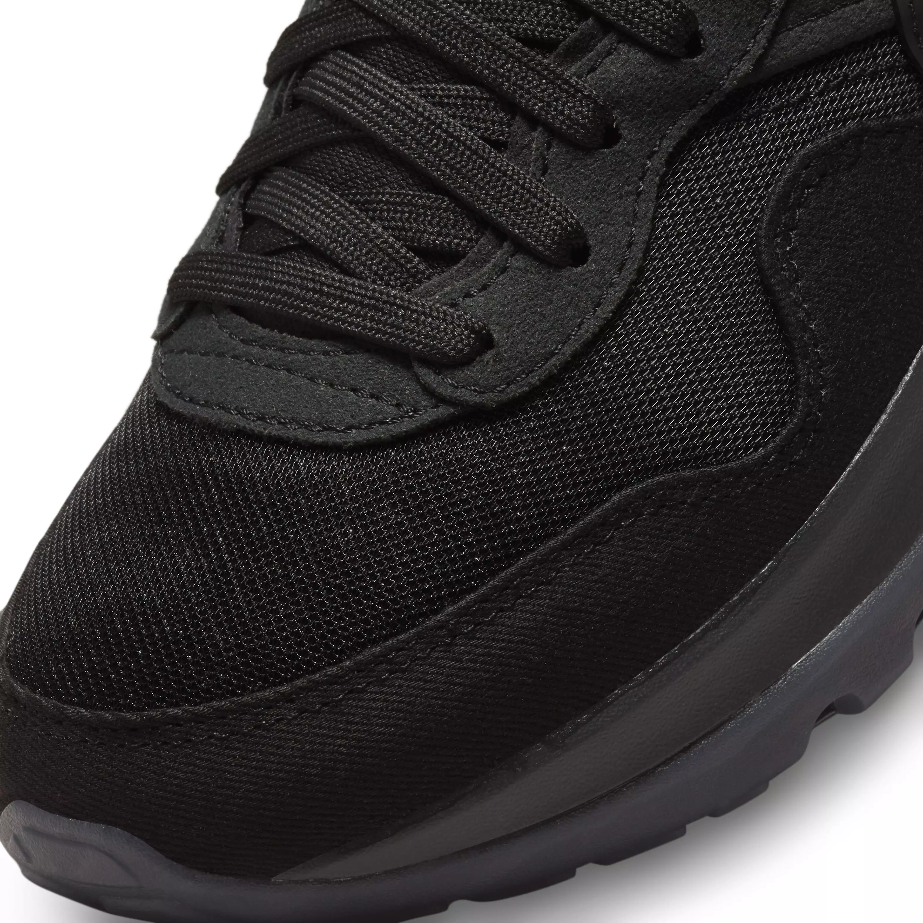 Nike Air Max Motif "Black/Black/Anthracite" Grade School Boys' Shoe - BLACK