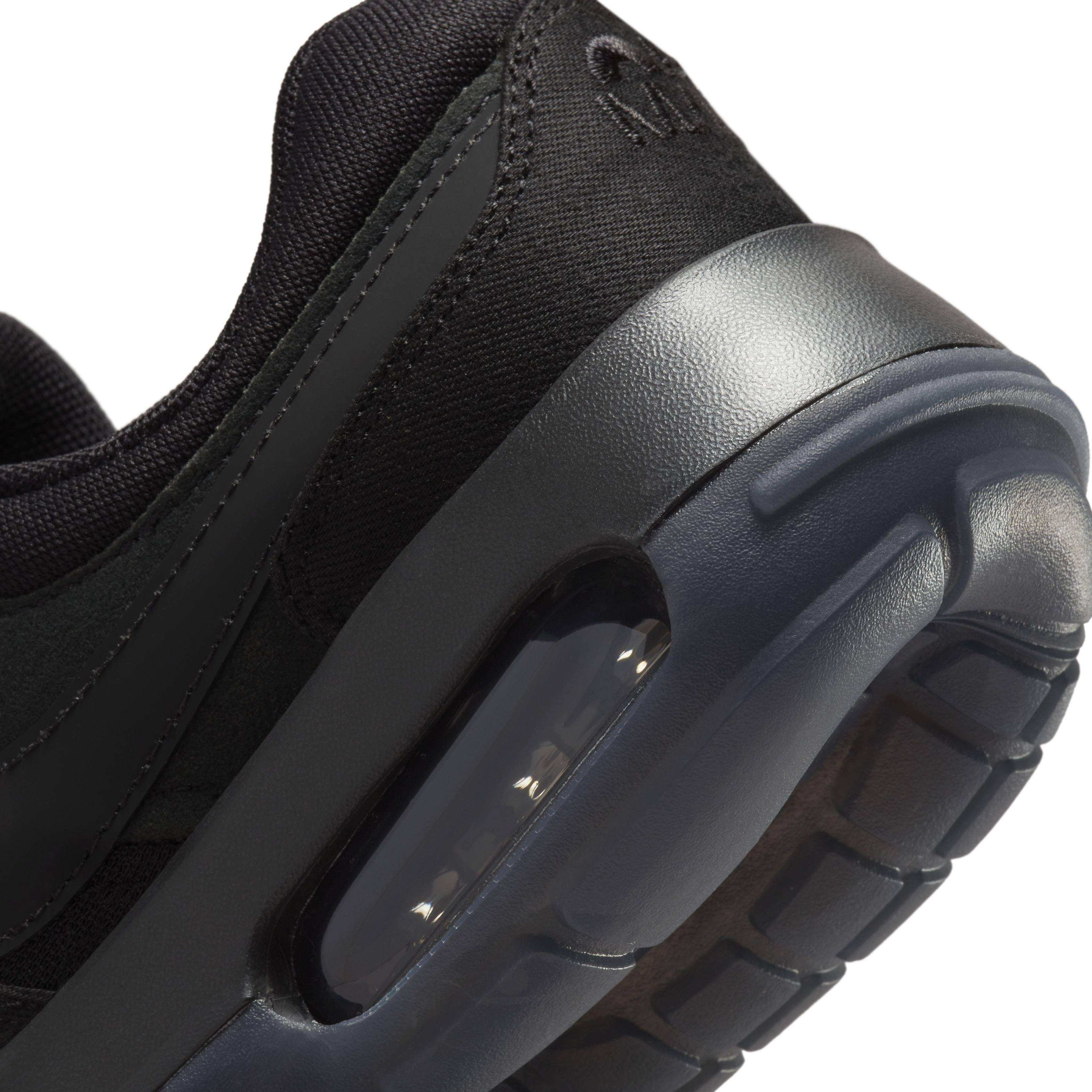 Nike Air Max Motif "Black/Black/Anthracite" Grade School Boys' Shoe - BLACK Thumbnail View 8