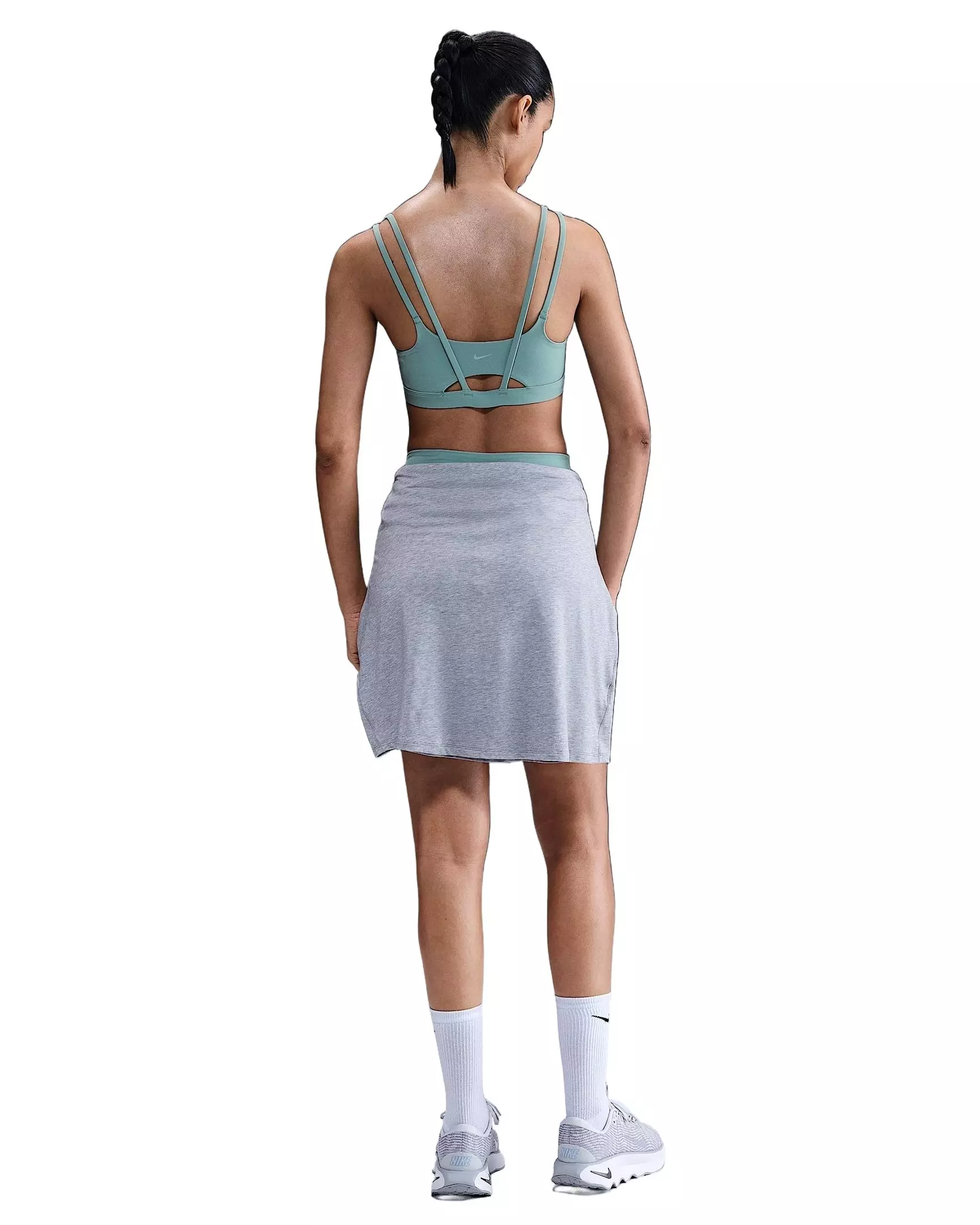 Nike Women's Zenvy Strappy Light-Support Padded Sports Bra -Green - GREEN