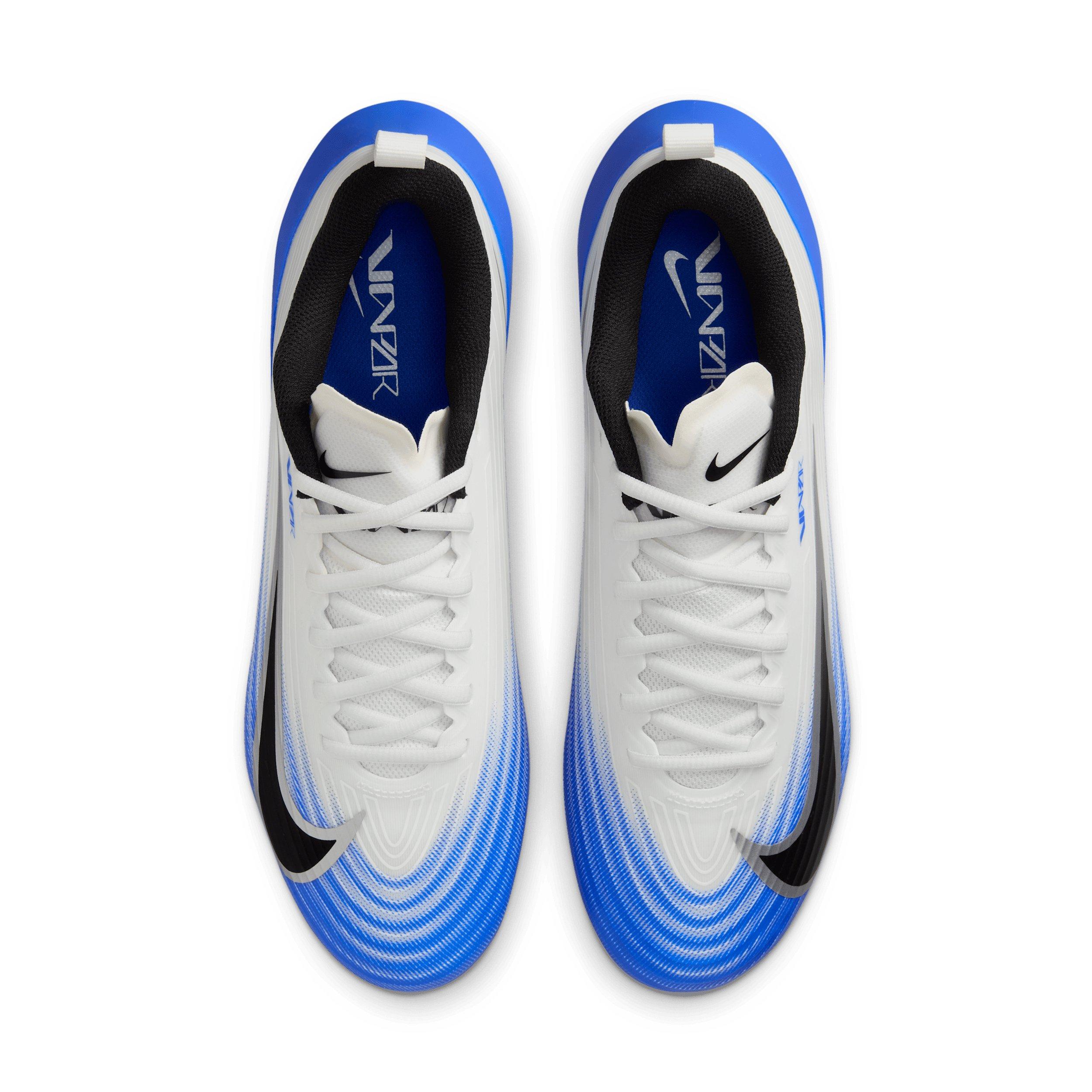 Nike Vapor Speed 3 "White/Racer Blue/Black" Men's Football Cleat - WHITE/BLUE/BLACK Thumbnail View 4