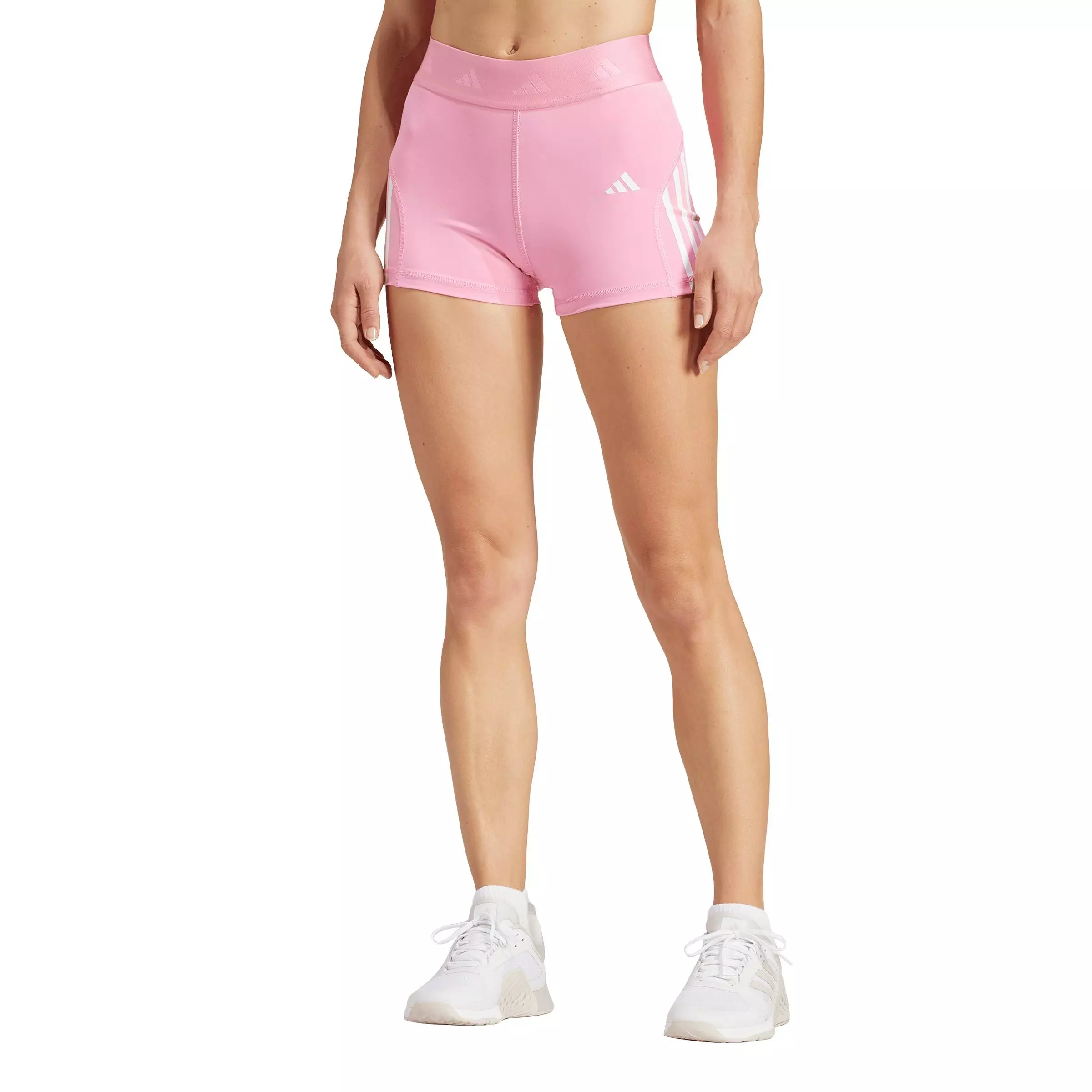 adidas Women's Hyperglam 3-Inch Legging Shorts -Pink - PINK