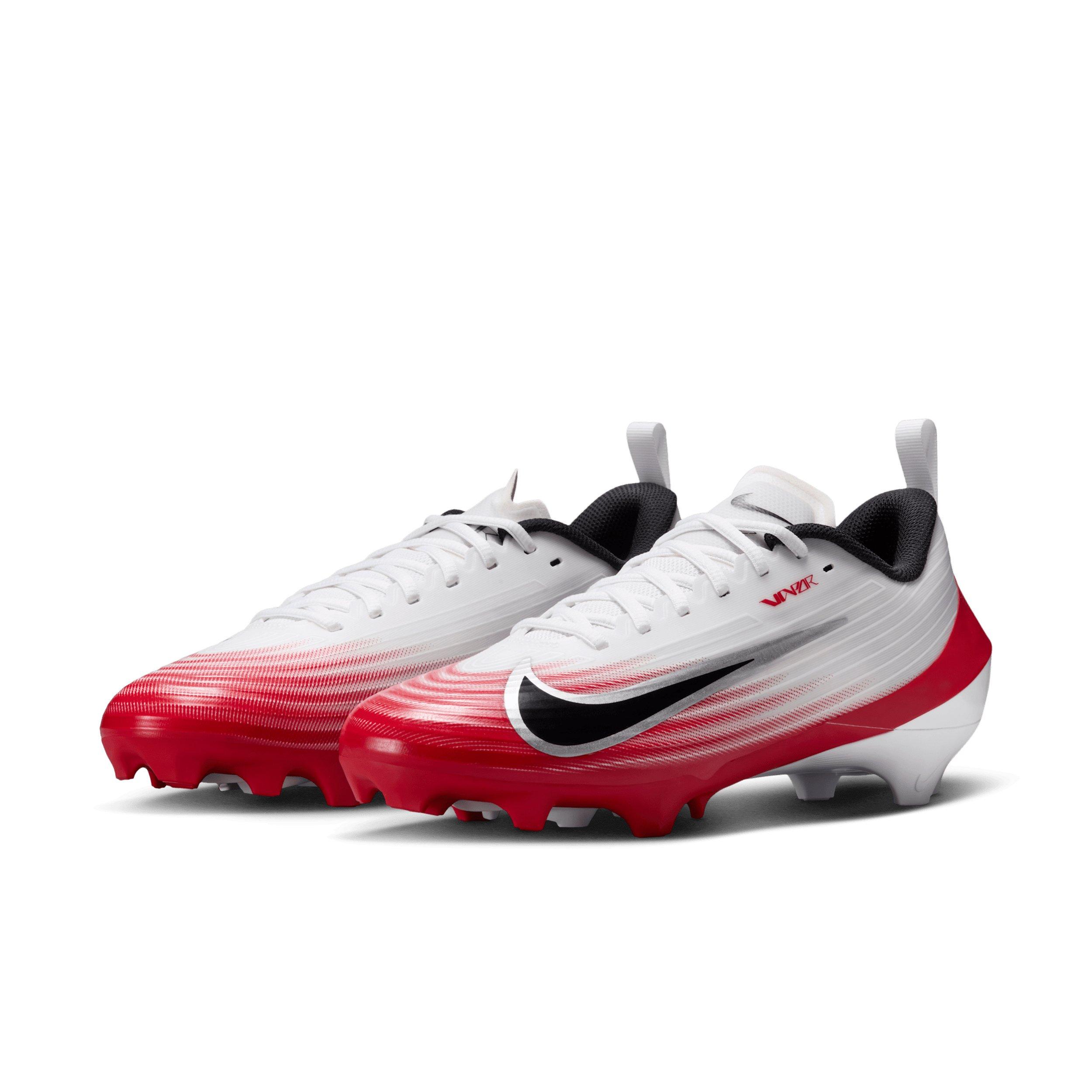 Nike Vapor Speed 3 "White/University Red/Black" Men's Football Cleat - WHITE/RED/BLACK Thumbnail View 3