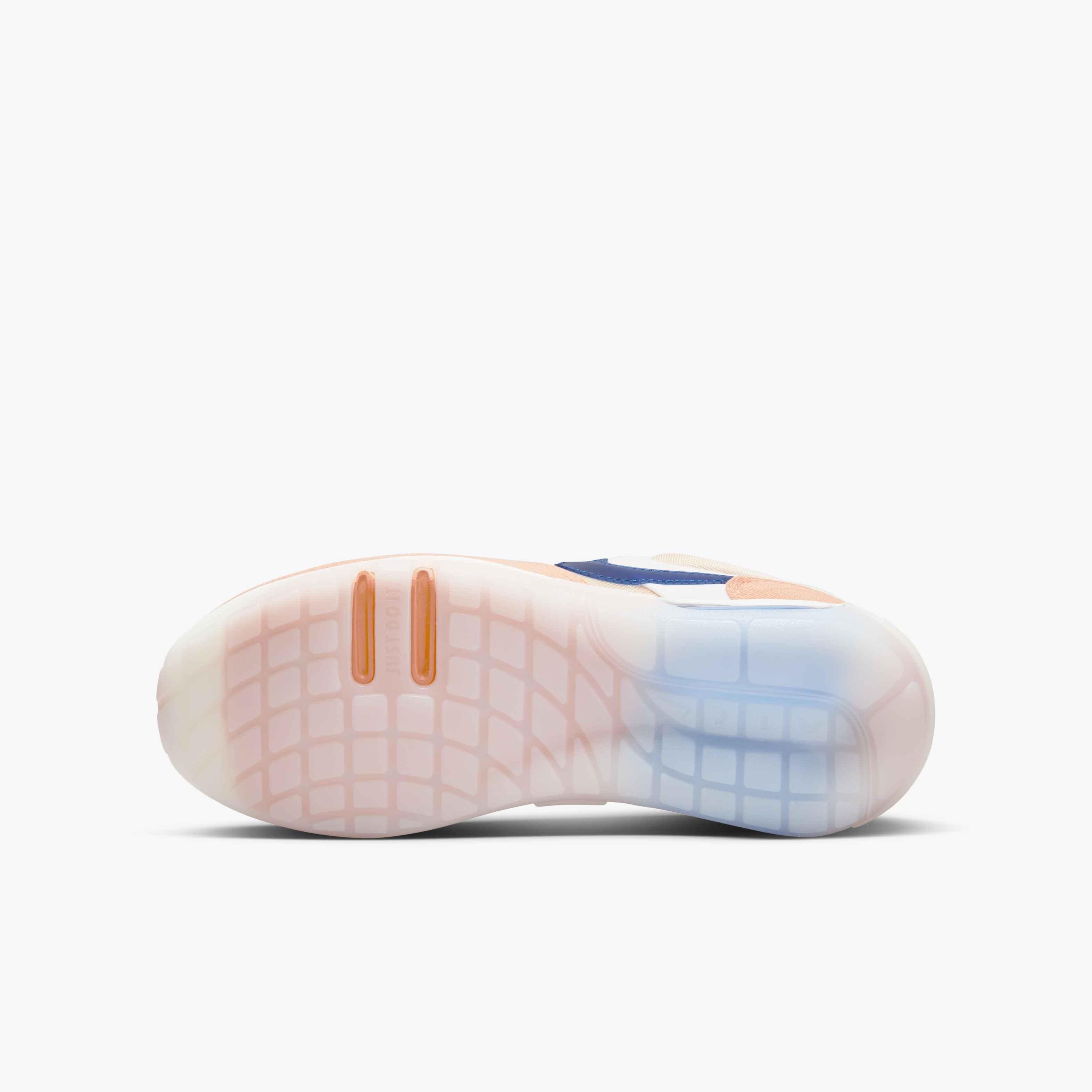 Nike Air Max Motif "Sesame/Game Royal/Hot Curry" Grade School Boys' Shoe - BROWN Thumbnail View 3