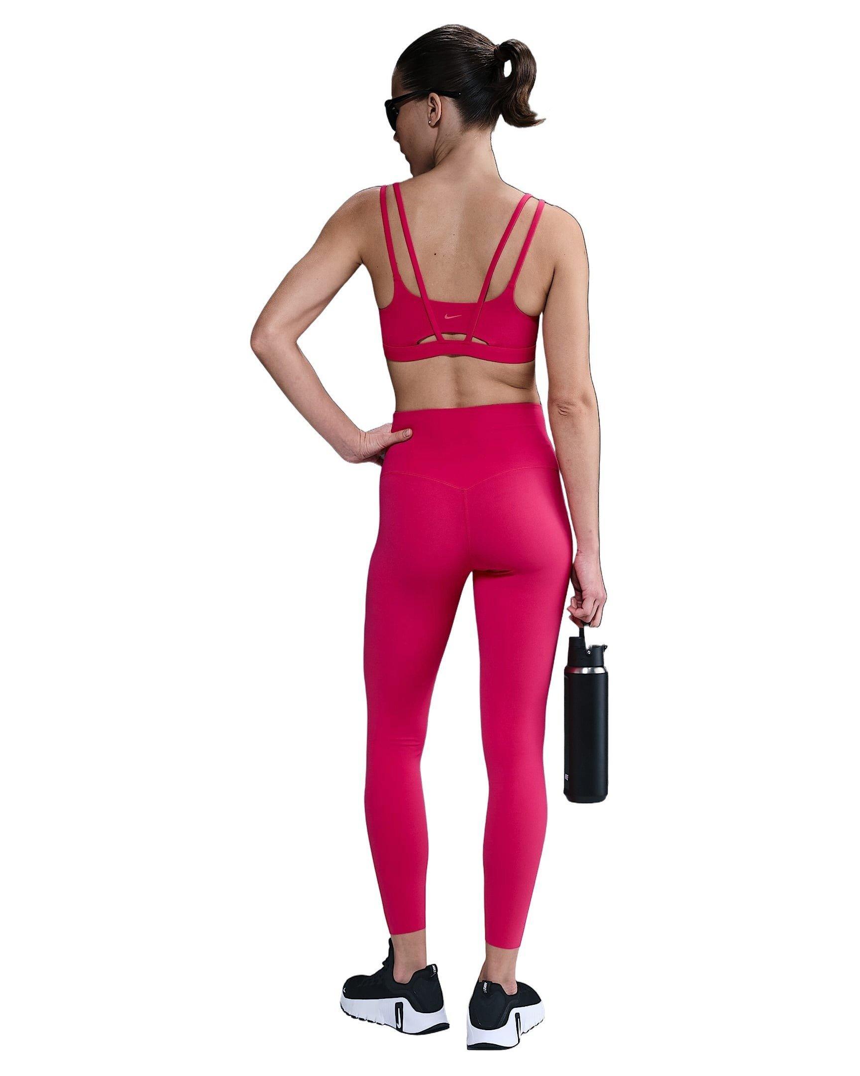 Nike Women's Zenvy Strappy Light-Support Padded Sports Bra -Pink - PINK Thumbnail View 5