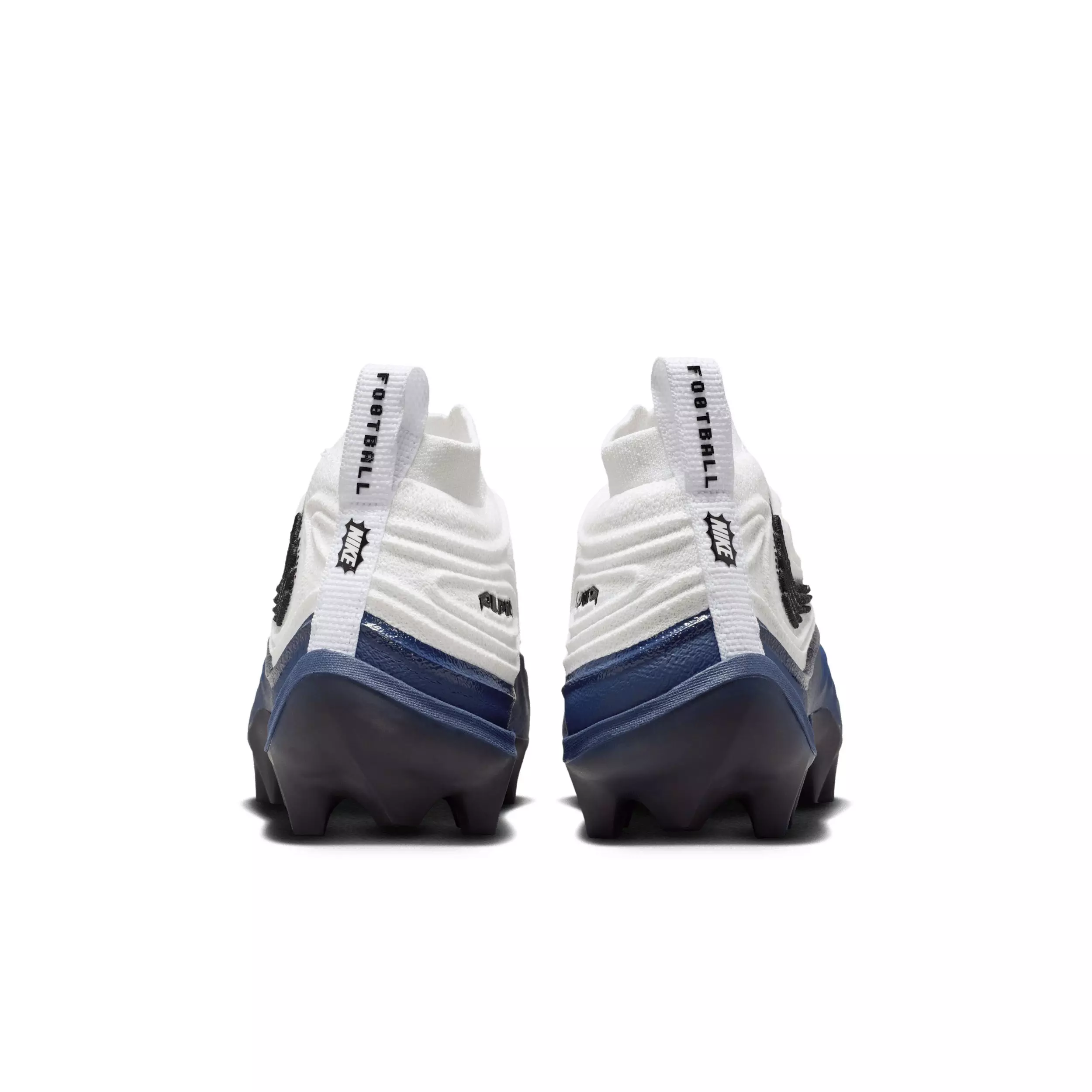 Nike Alpha Menace 5 Elite "White/College Navy/Black" Men's Football Cleat - WHITE/NAVY/BLACK