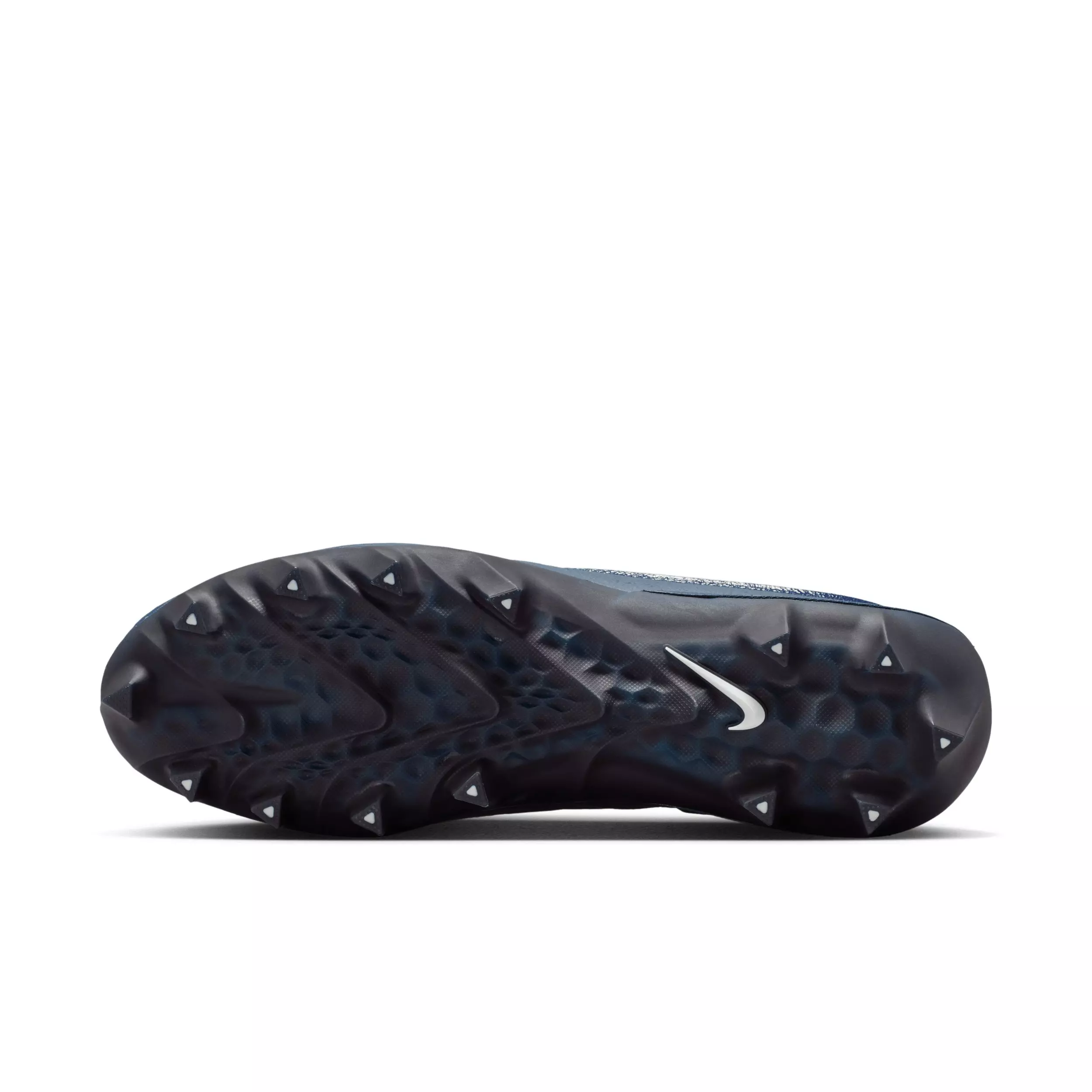 Nike Alpha Menace 5 Elite "White/College Navy/Black" Men's Football Cleat - WHITE/NAVY/BLACK