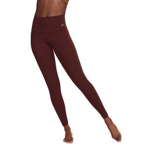 Nike Women's Zenvy Gentle-Support High-Waisted Full length Leggings -Burgundy