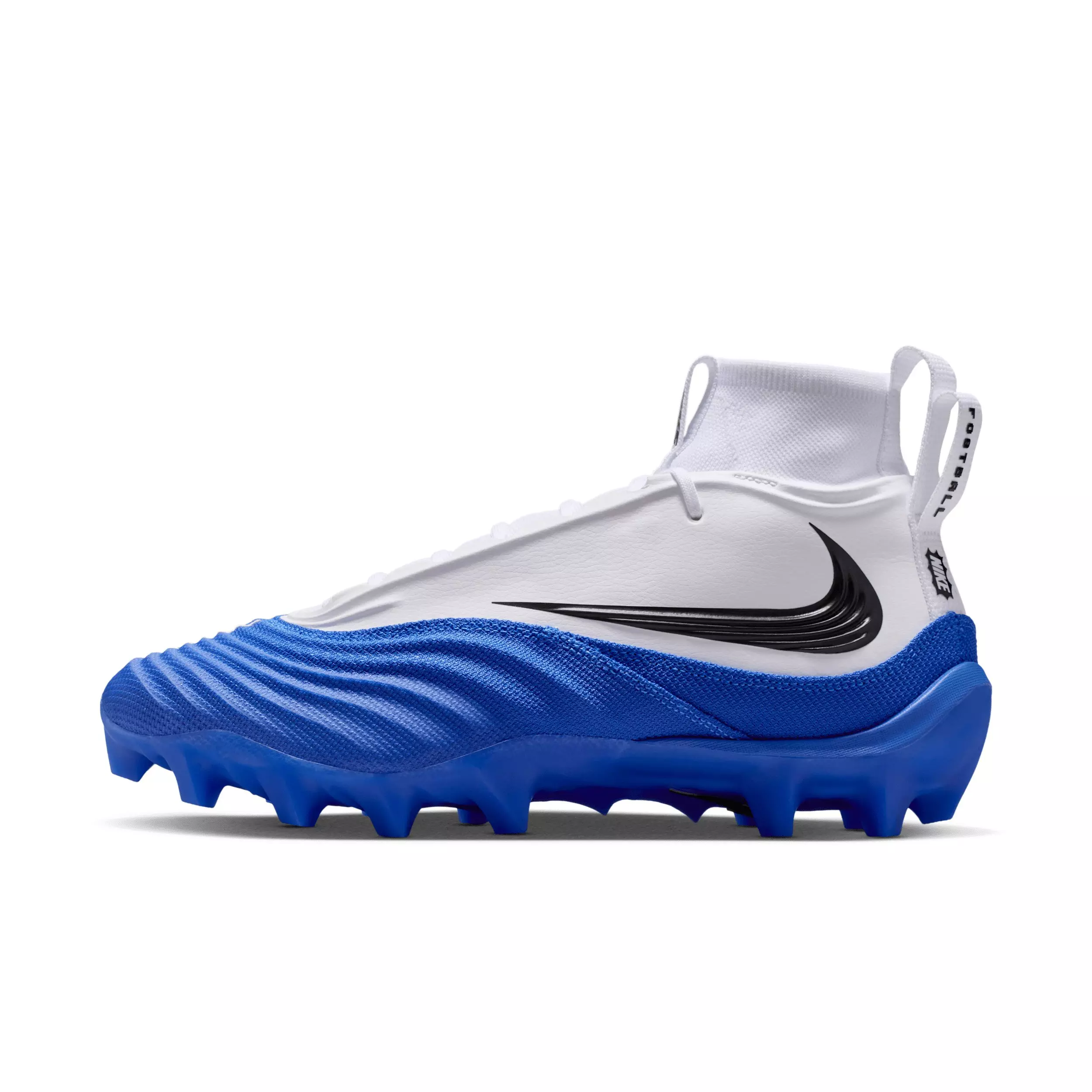 Nike Alpha Menace 5 Pro "White/Hyper Royal" Men's Football Cleat - WHITE/ROYAL