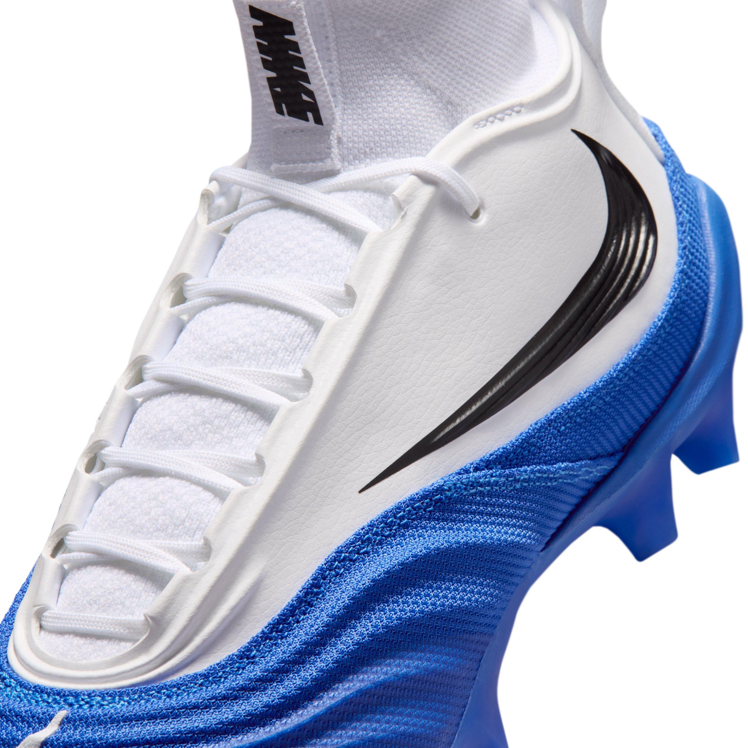 Nike Alpha Menace 5 Pro "White/Hyper Royal" Men's Football Cleat - WHITE/ROYAL Thumbnail View 8