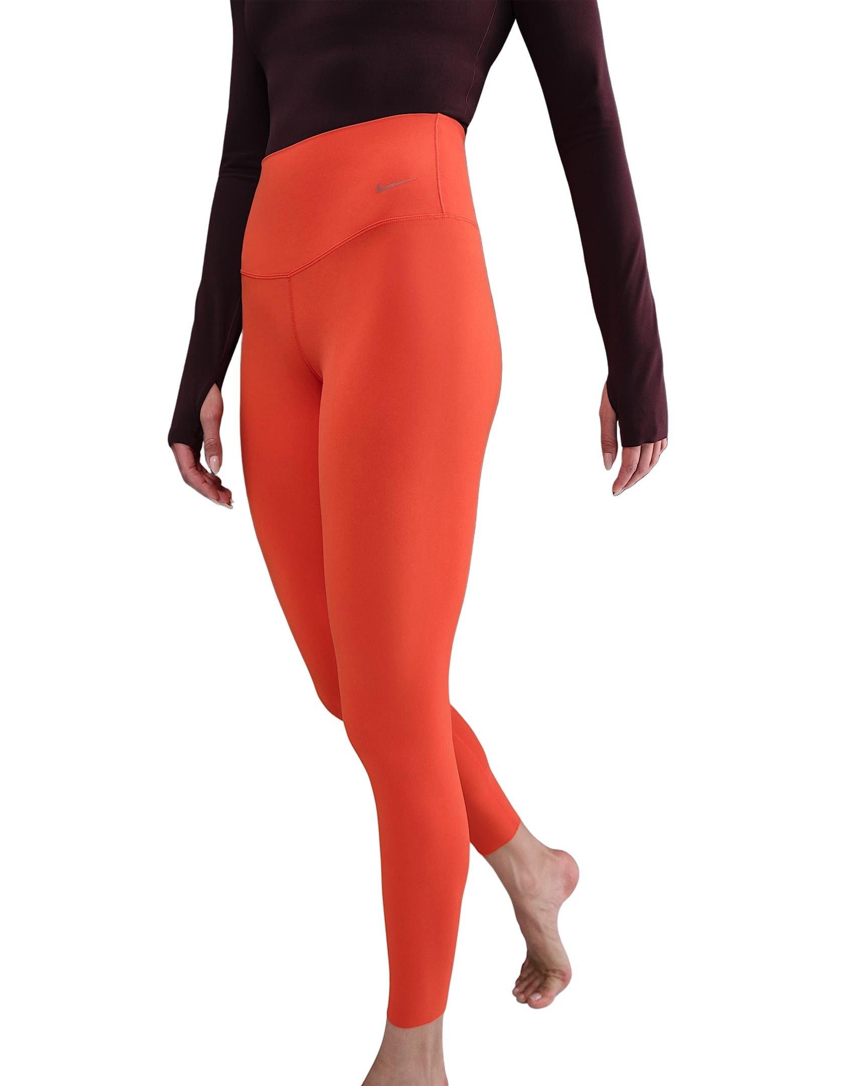 Nike Women's Zenvy Gentle-Support High-Waisted 7/8 Leggings -Red - RED Thumbnail View 1