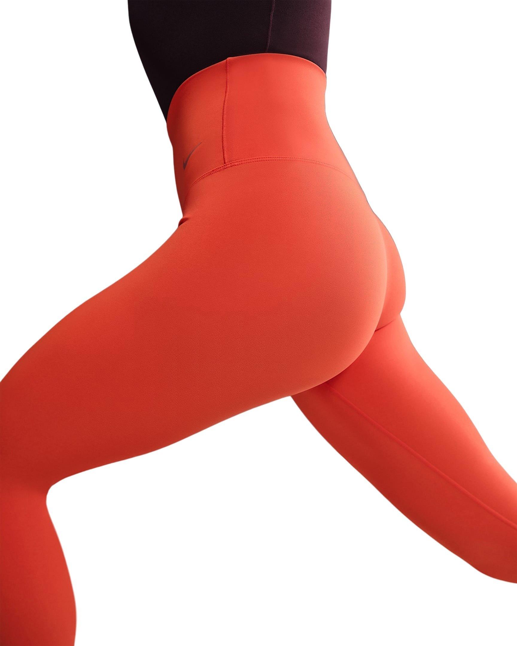 Nike Women's Zenvy Gentle-Support High-Waisted 7/8 Leggings -Red - RED Thumbnail View 2