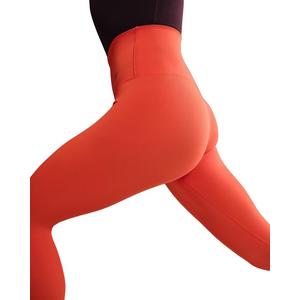 Nike Women's Zenvy Gentle-Support High-Waisted 7/8 Leggings -Red