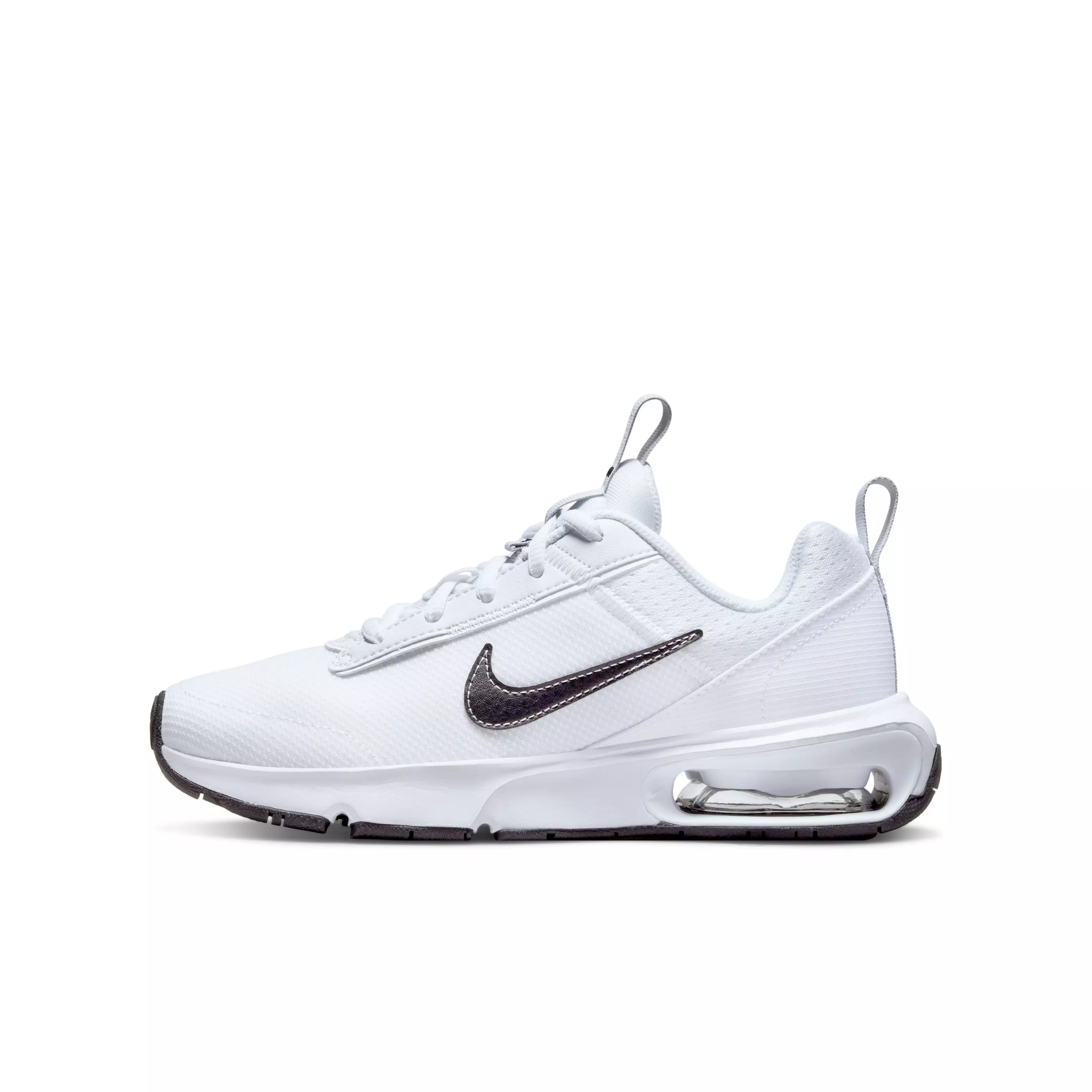 Nike Air Max INTRLK Lite "White/Black/Photon Dust/Wolf Grey" Grade School Boys' Shoe - WHITE