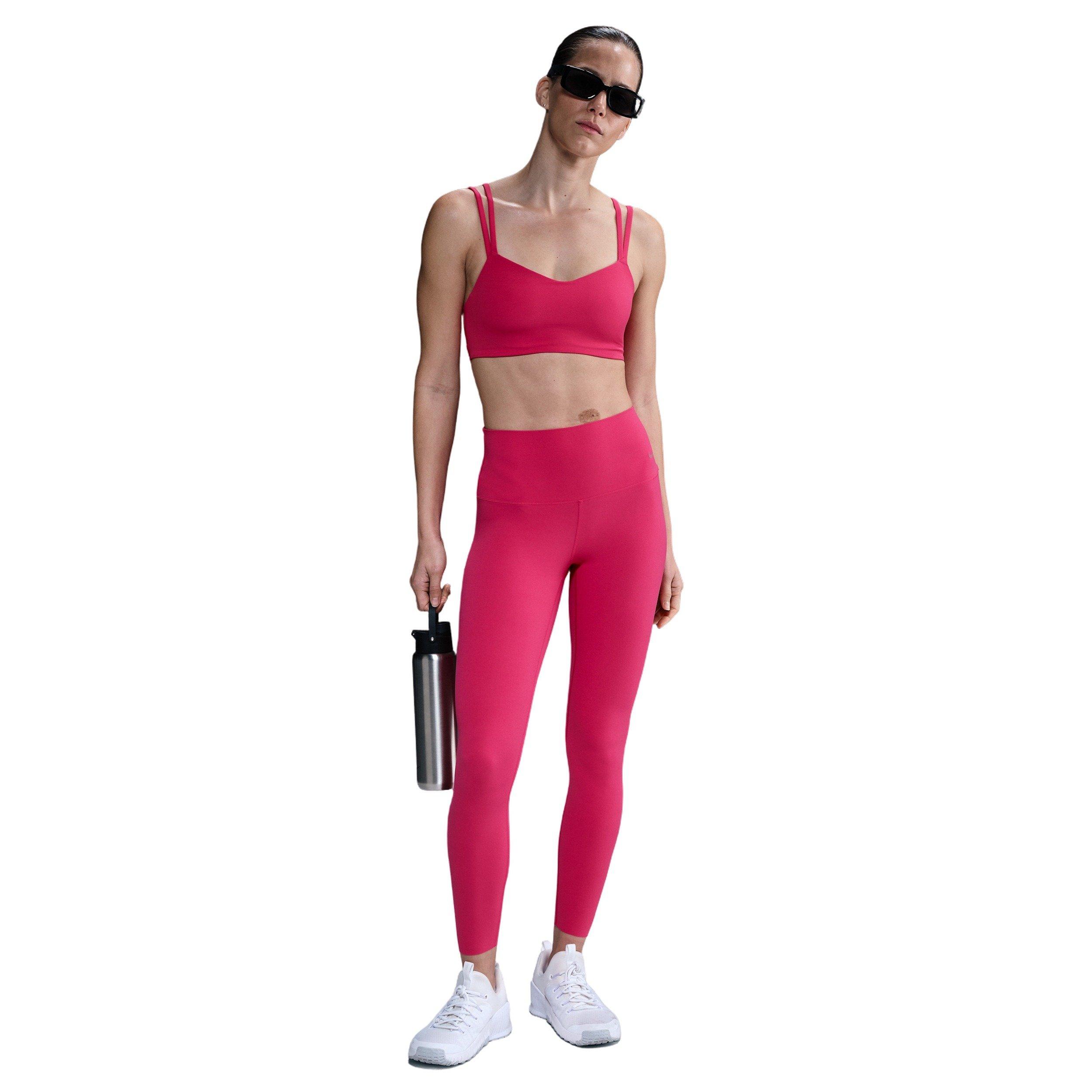 Nike Women's Zenvy Gentle-Support High-Waisted 7/8 Leggings -Pink - PINK Thumbnail View 1