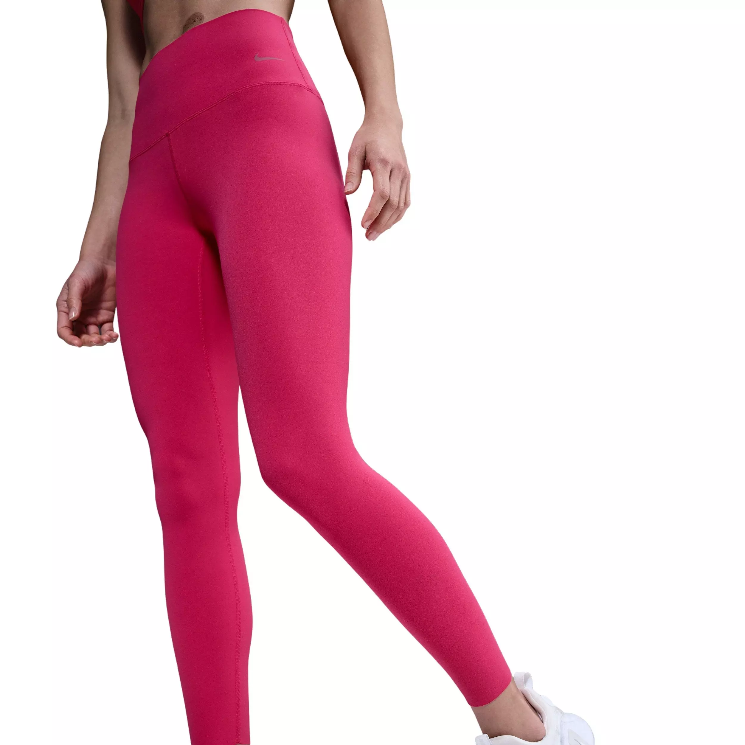 Nike Women's Zenvy Gentle-Support High-Waisted 7/8 Leggings -Pink - PINK