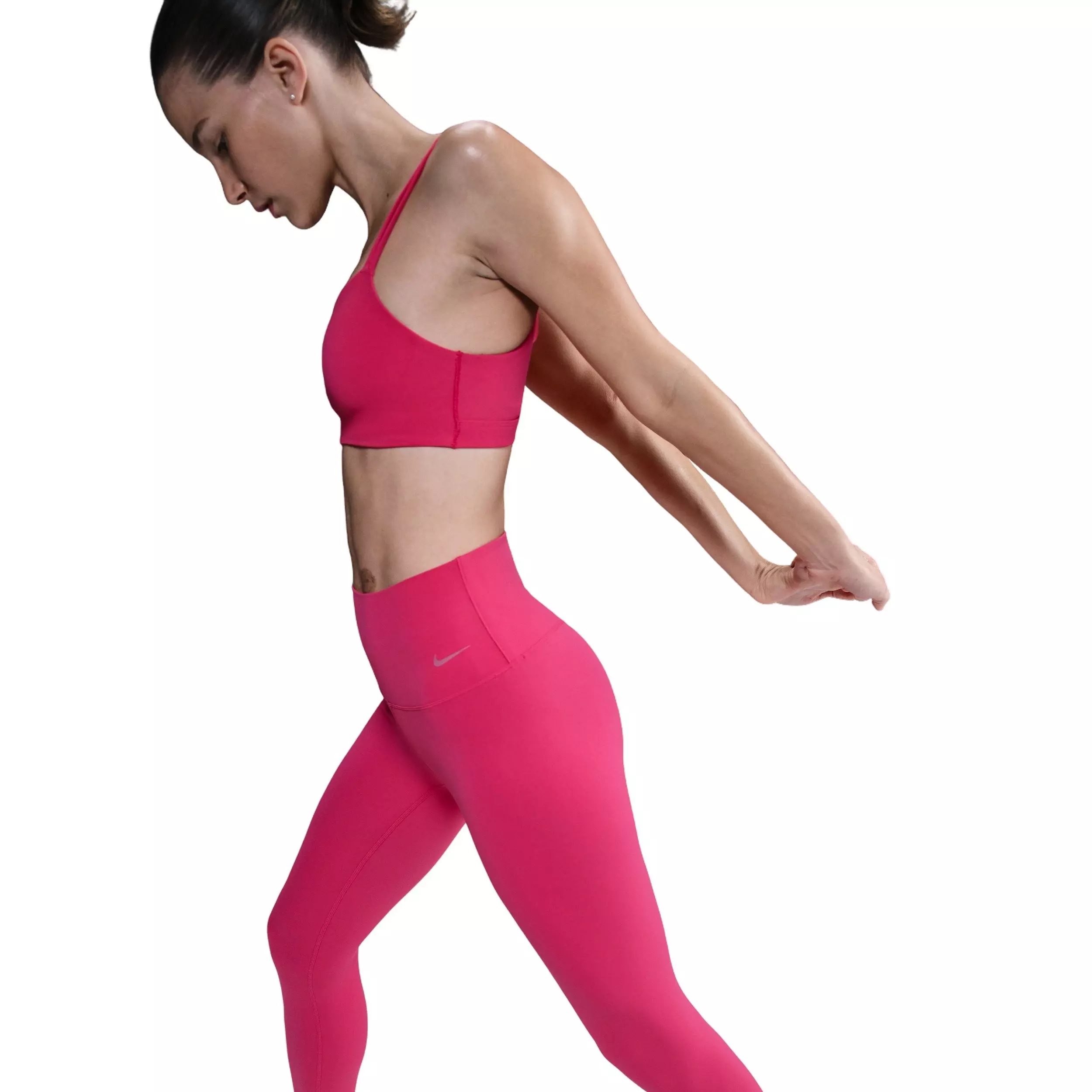 Nike Women's Zenvy Gentle-Support High-Waisted 7/8 Leggings - Pink - PINK