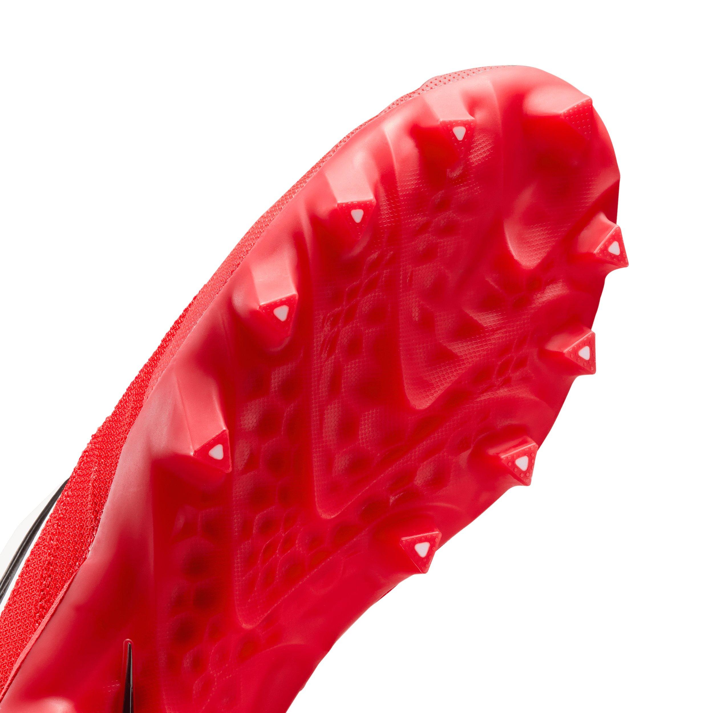 Nike Alpha Menace 5 Pro "White/University Red" Men's Football Cleat - WHITE/RED Thumbnail View 7