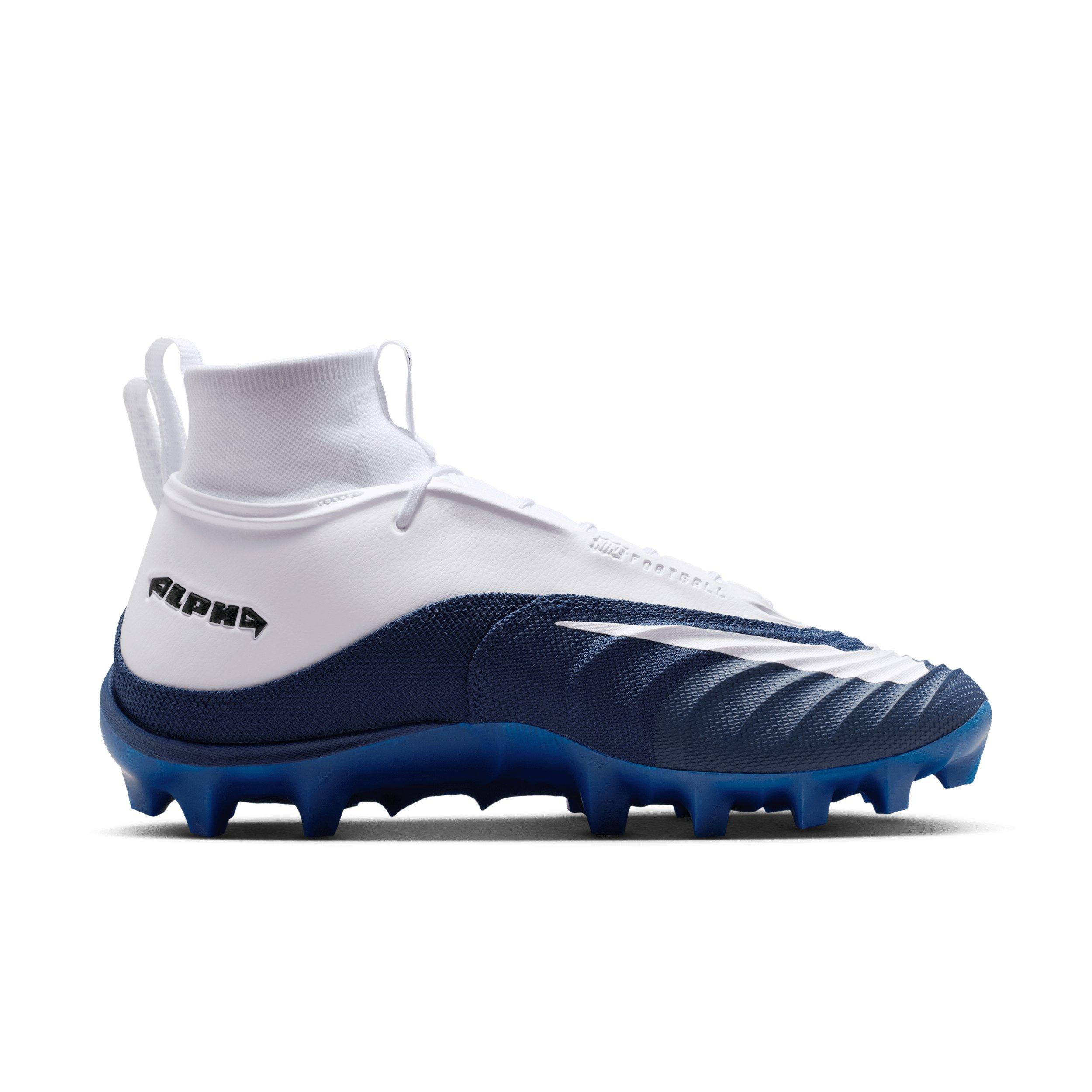 Nike Alpha Menace 5 Pro "Midnight Navy/Black/White" Men's Football Cleat - NAVY/BLACK/WHITE Thumbnail View 1