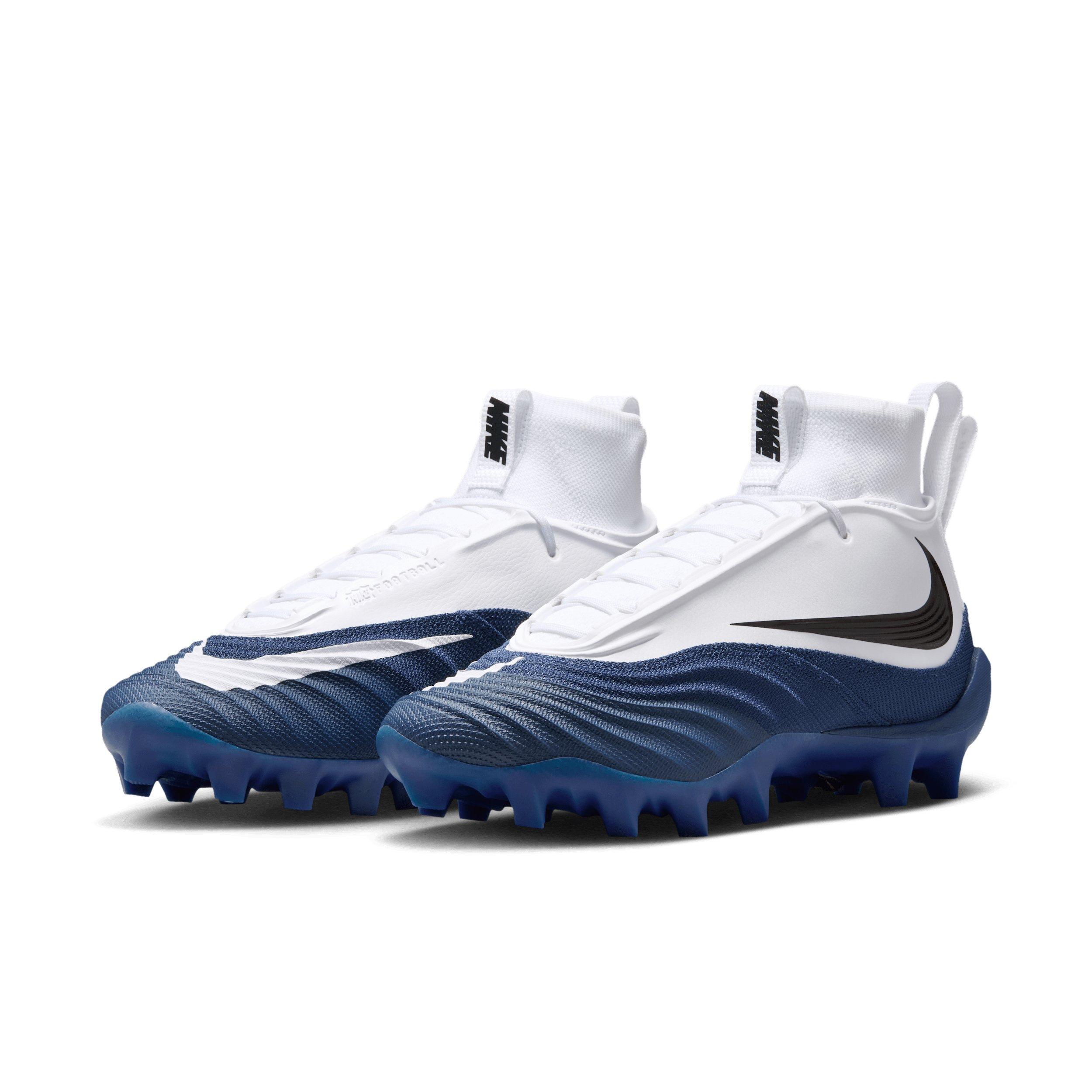 Nike Alpha Menace 5 Pro "Midnight Navy/Black/White" Men's Football Cleat - NAVY/BLACK/WHITE Thumbnail View 3