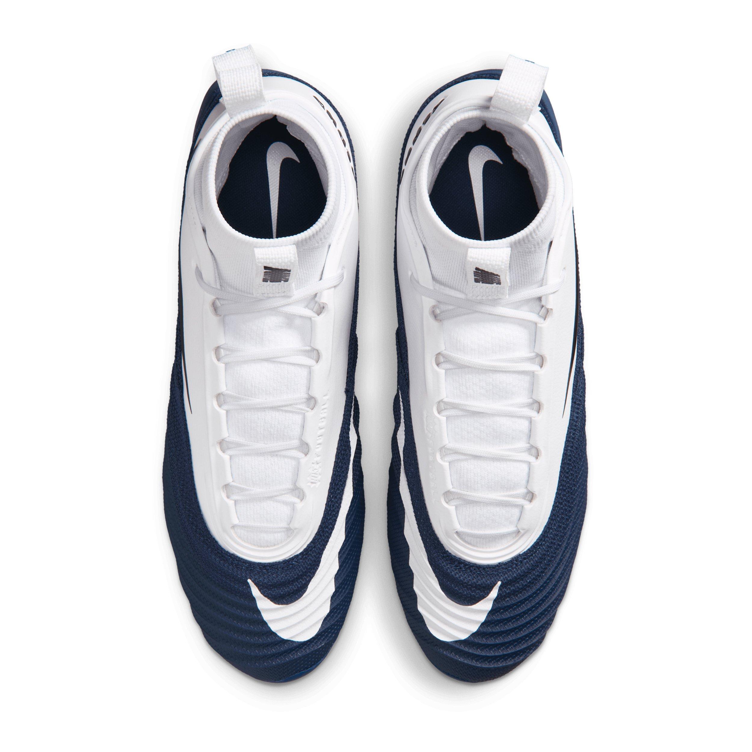 Nike Alpha Menace 5 Pro "Midnight Navy/Black/White" Men's Football Cleat - NAVY/BLACK/WHITE Thumbnail View 4